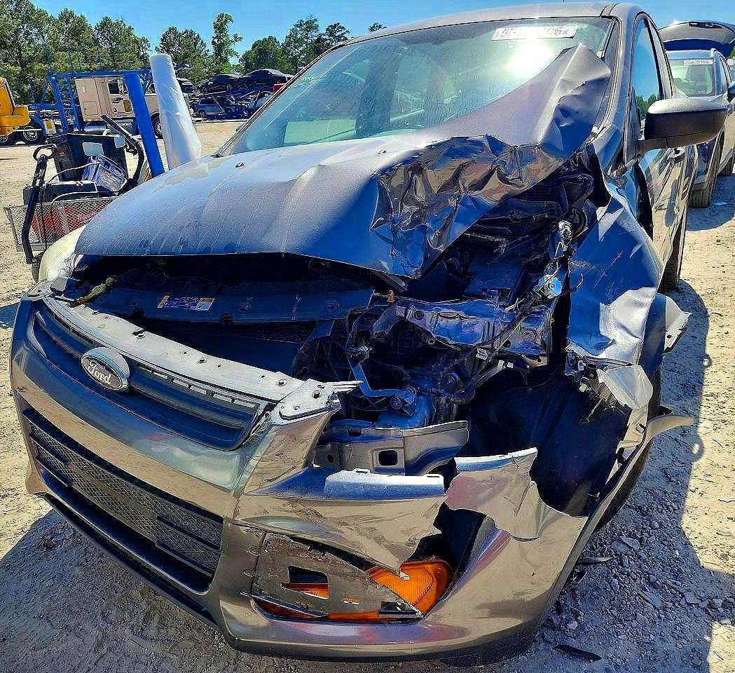 2014 Ford Escape S Gray vin: 1FMCU0F79EUB23927
