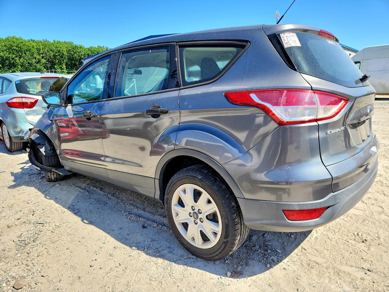 2014 Ford Escape S Gray vin: 1FMCU0F79EUB23927