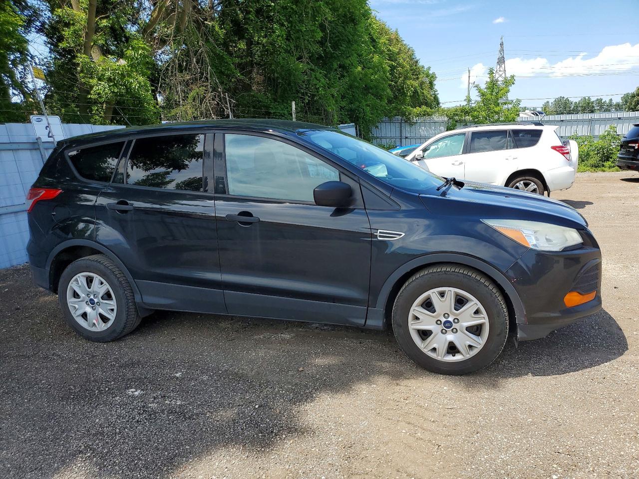 2014 Ford Escape S Black vin: 1FMCU0F79EUB34605