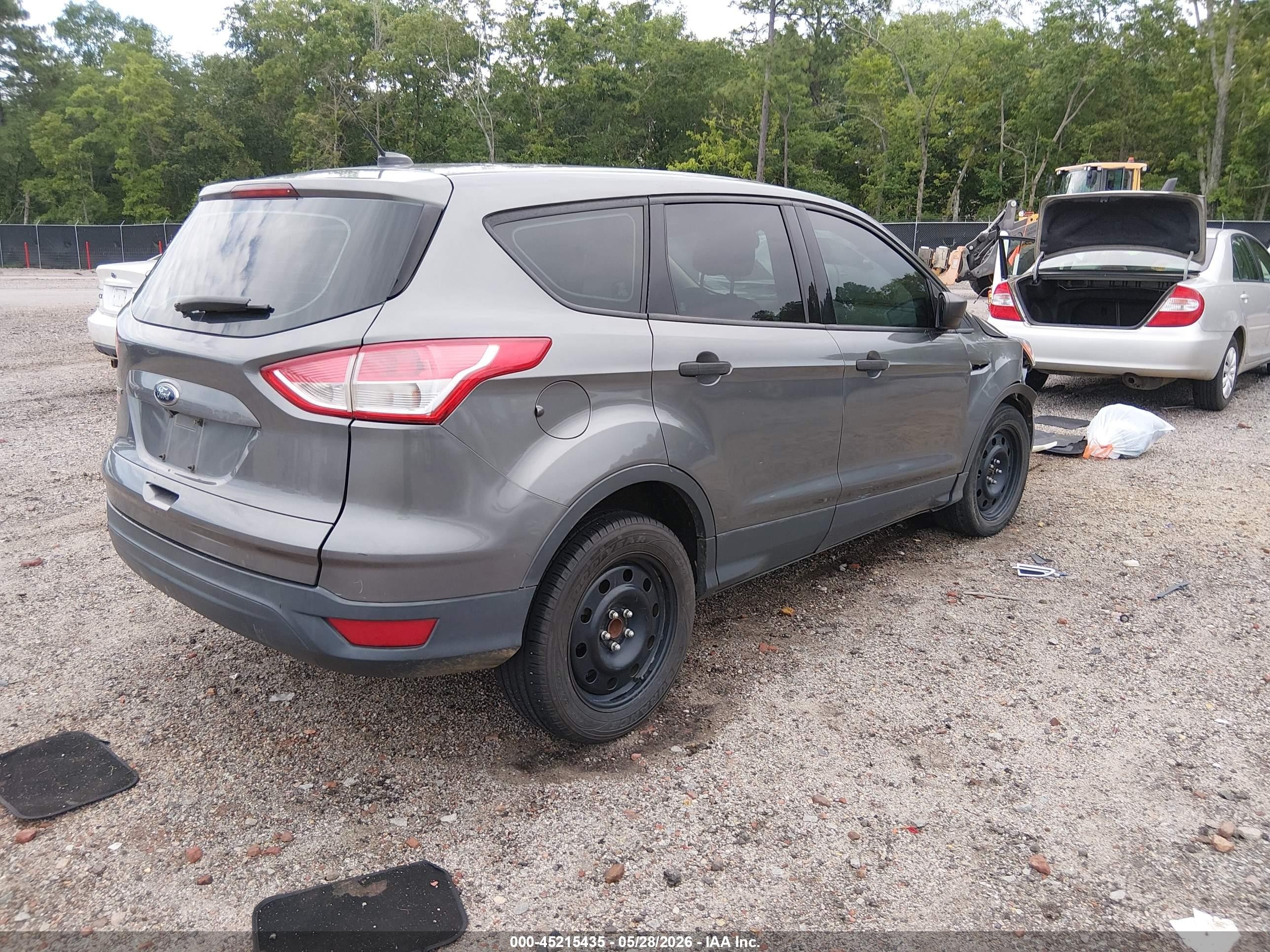 2014 Ford Escape S Gray vin: 1FMCU0F79EUC68420
