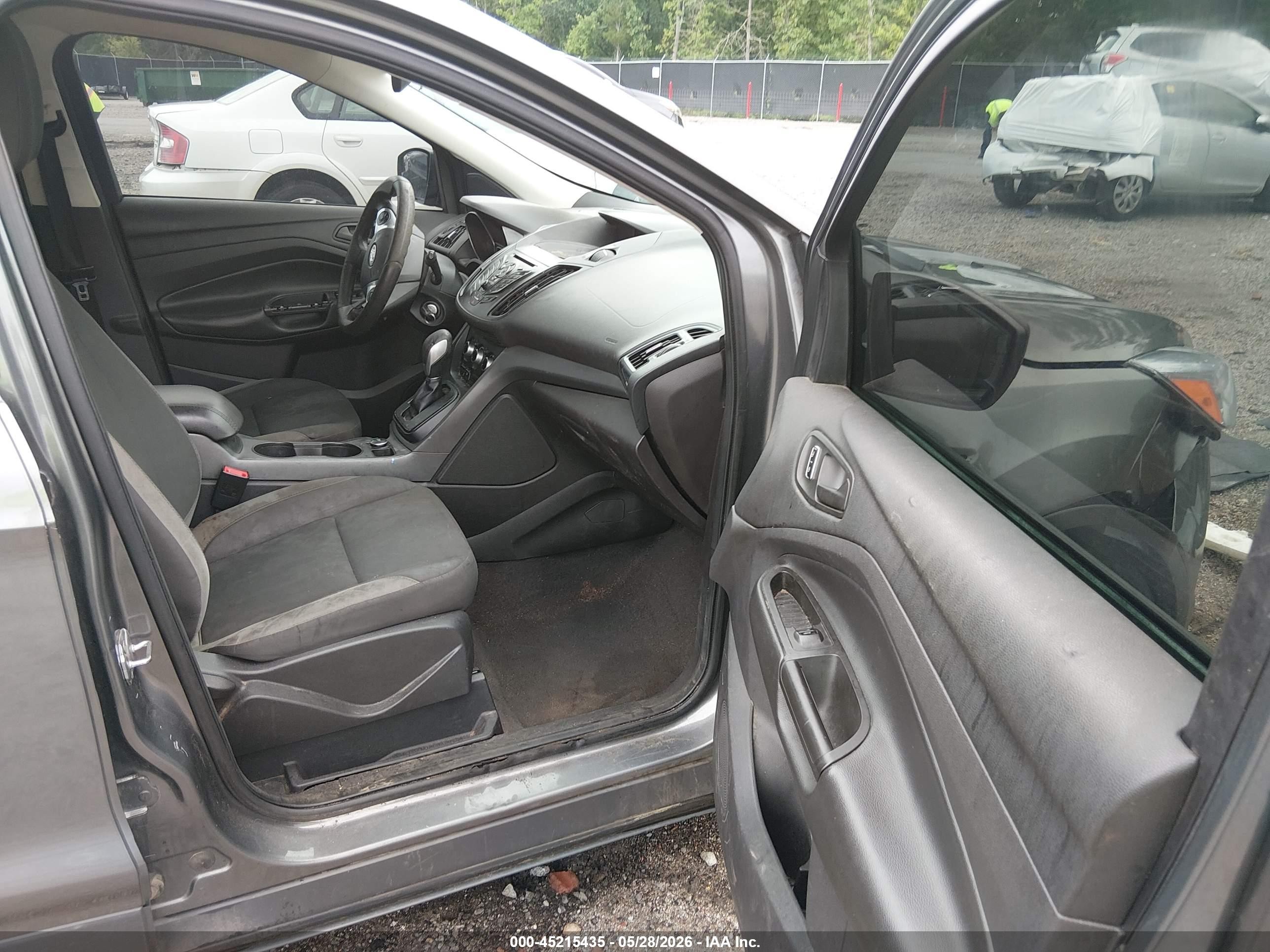 2014 Ford Escape S Gray vin: 1FMCU0F79EUC68420