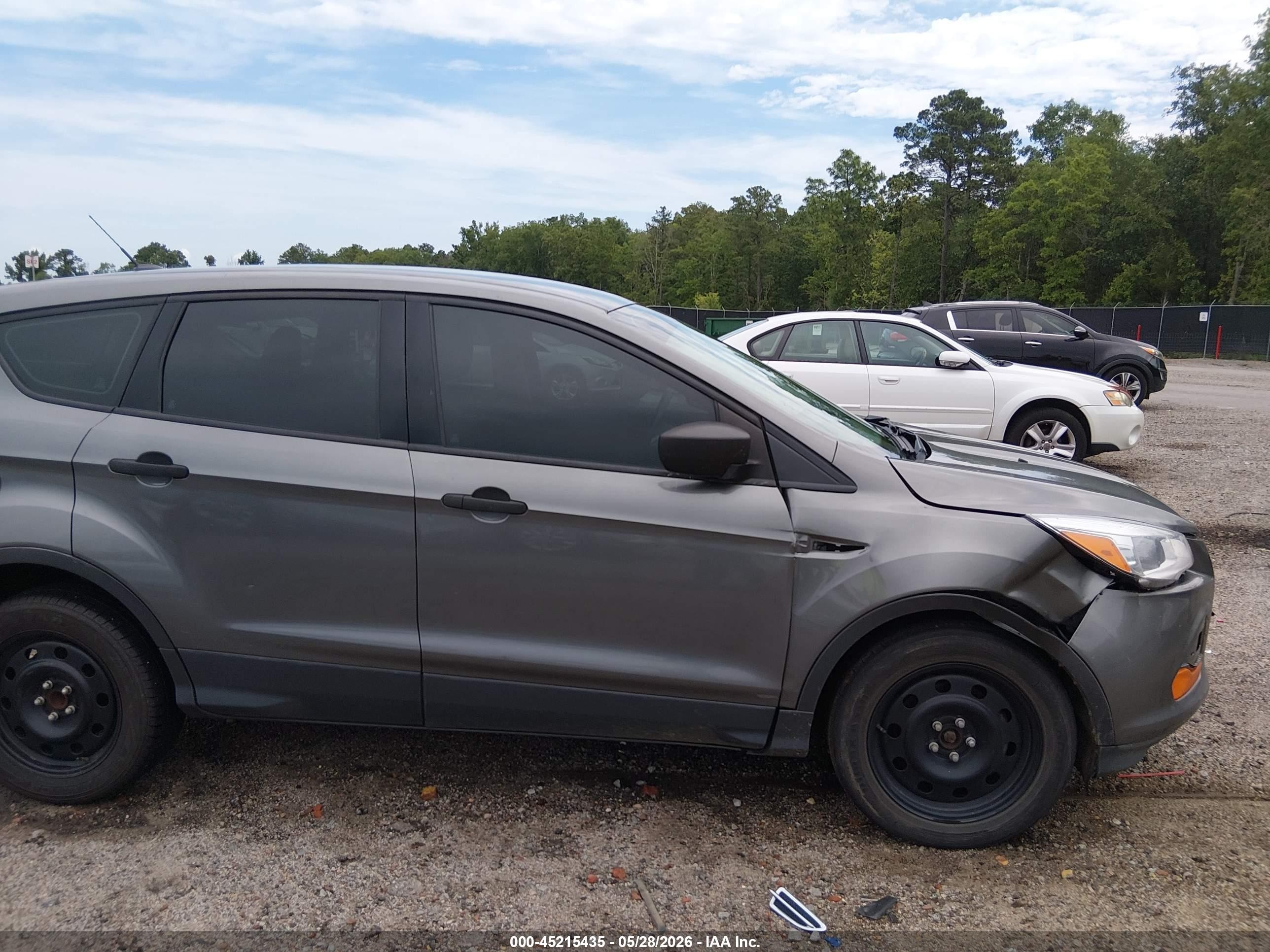 2014 Ford Escape S Gray vin: 1FMCU0F79EUC68420