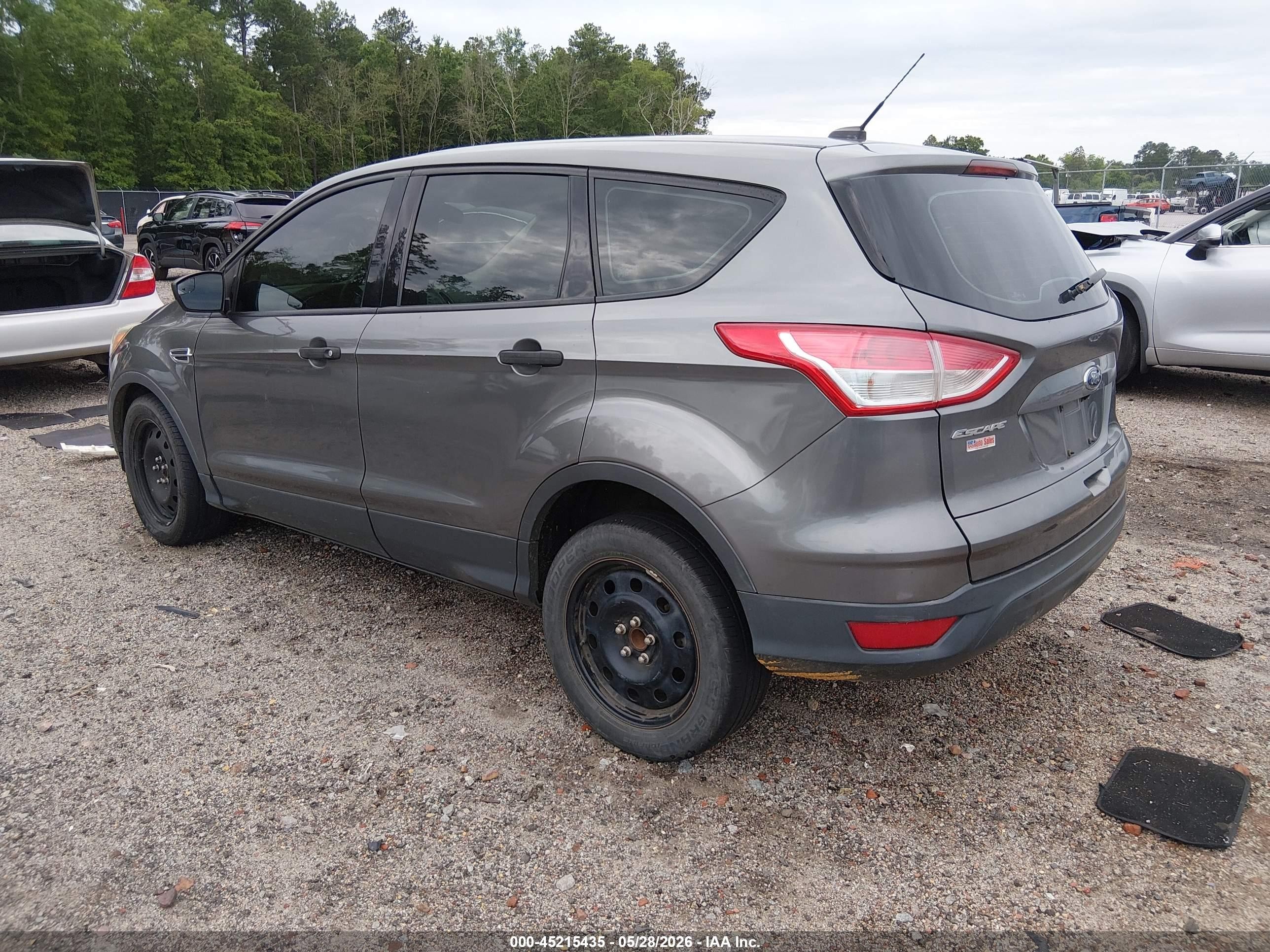 2014 Ford Escape S Gray vin: 1FMCU0F79EUC68420