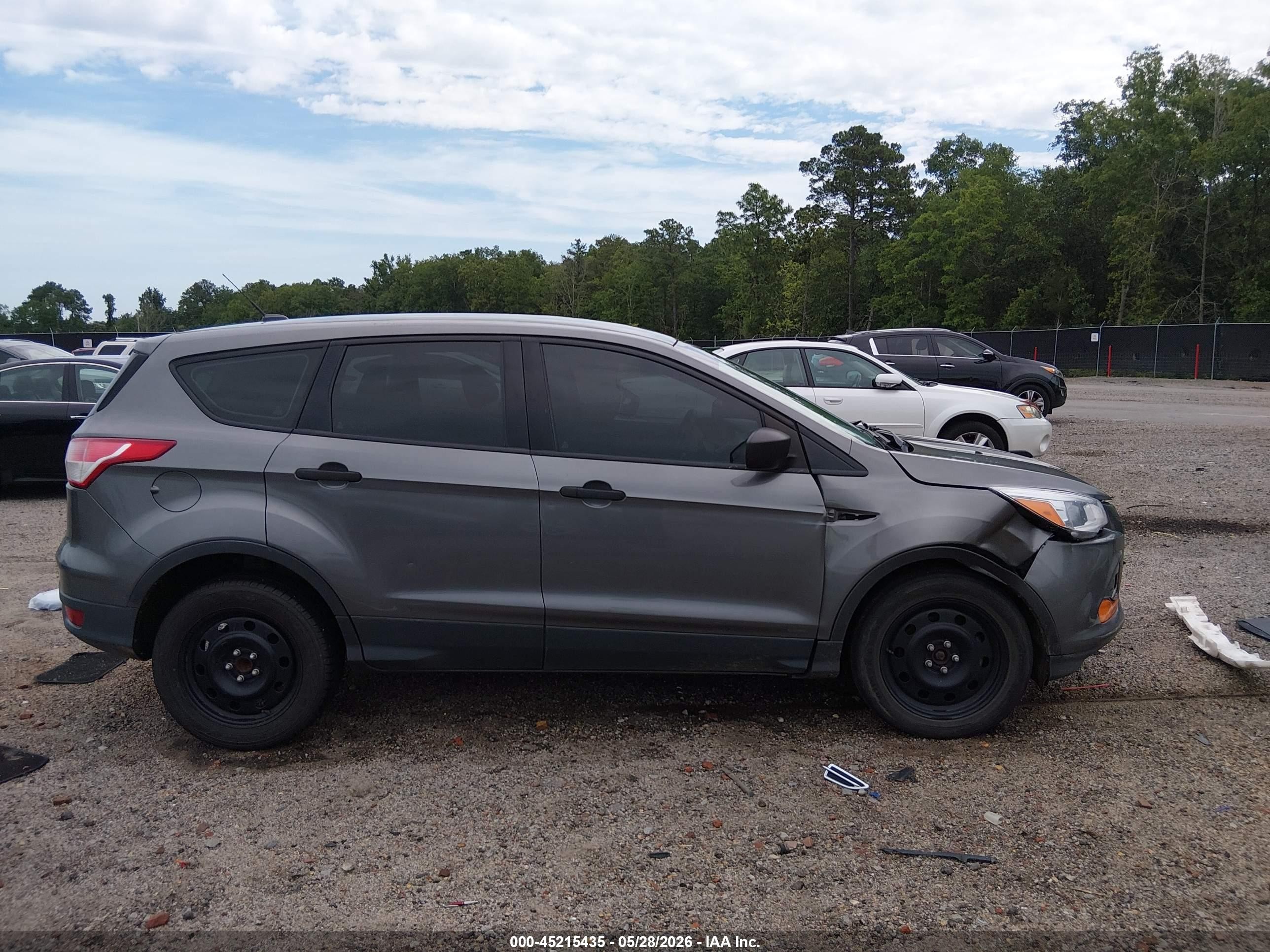 2014 Ford Escape S Gray vin: 1FMCU0F79EUC68420