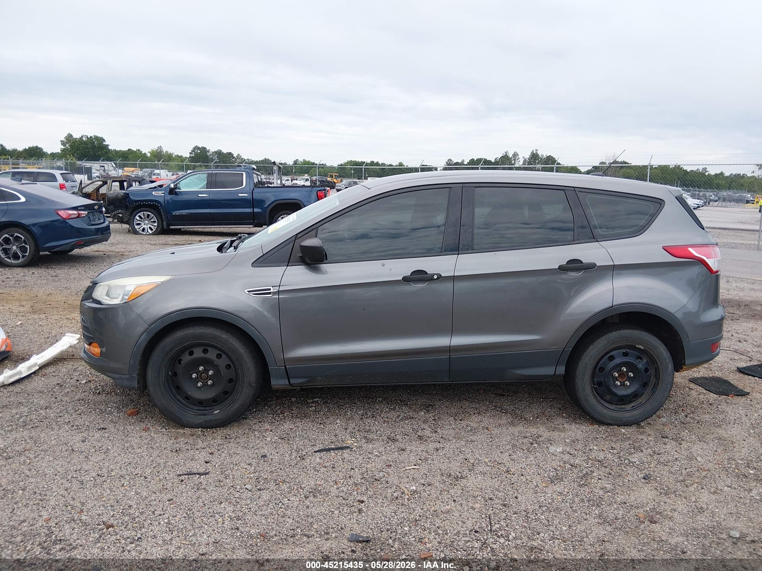 2014 Ford Escape S Gray vin: 1FMCU0F79EUC68420