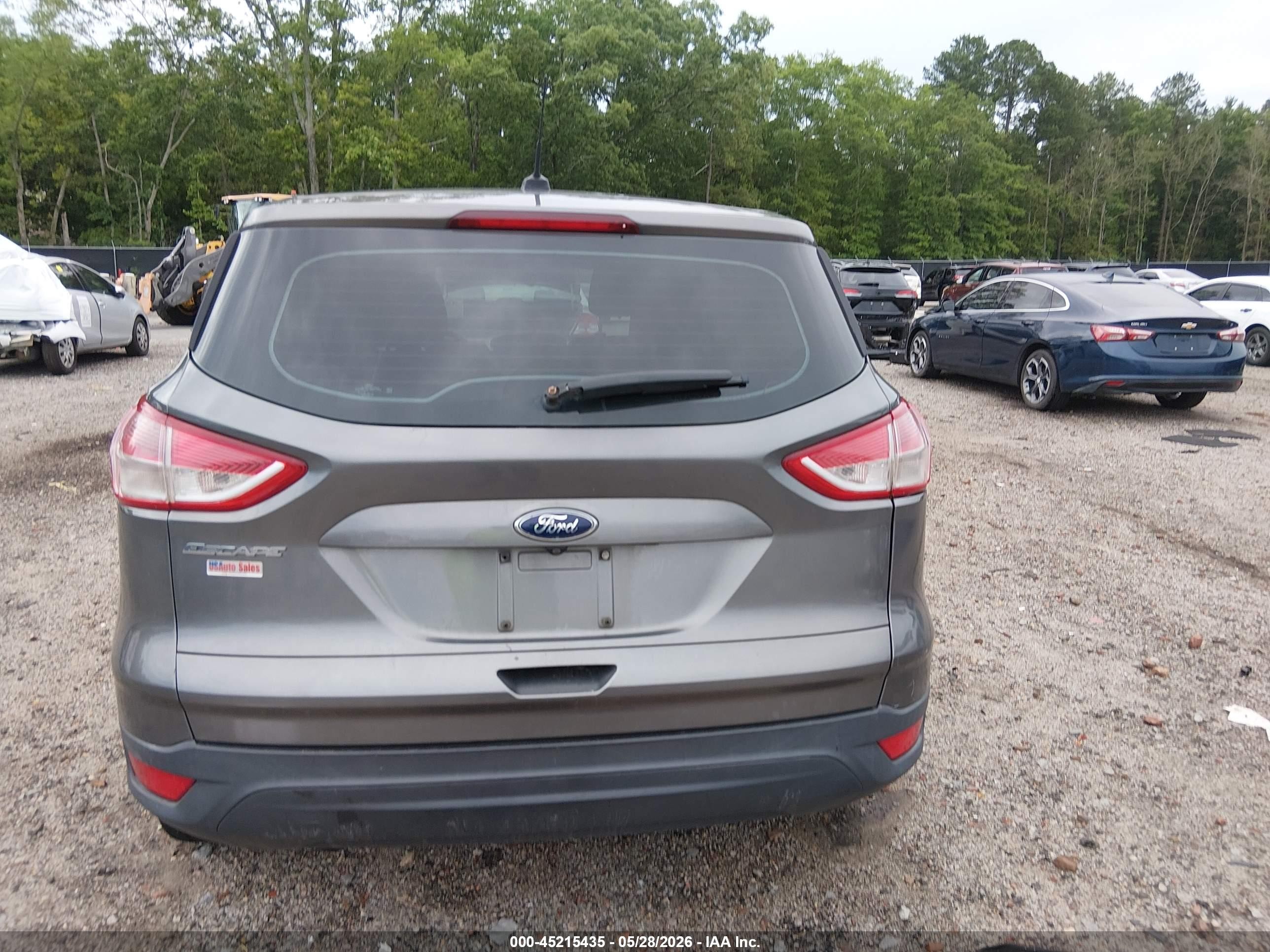 2014 Ford Escape S Gray vin: 1FMCU0F79EUC68420