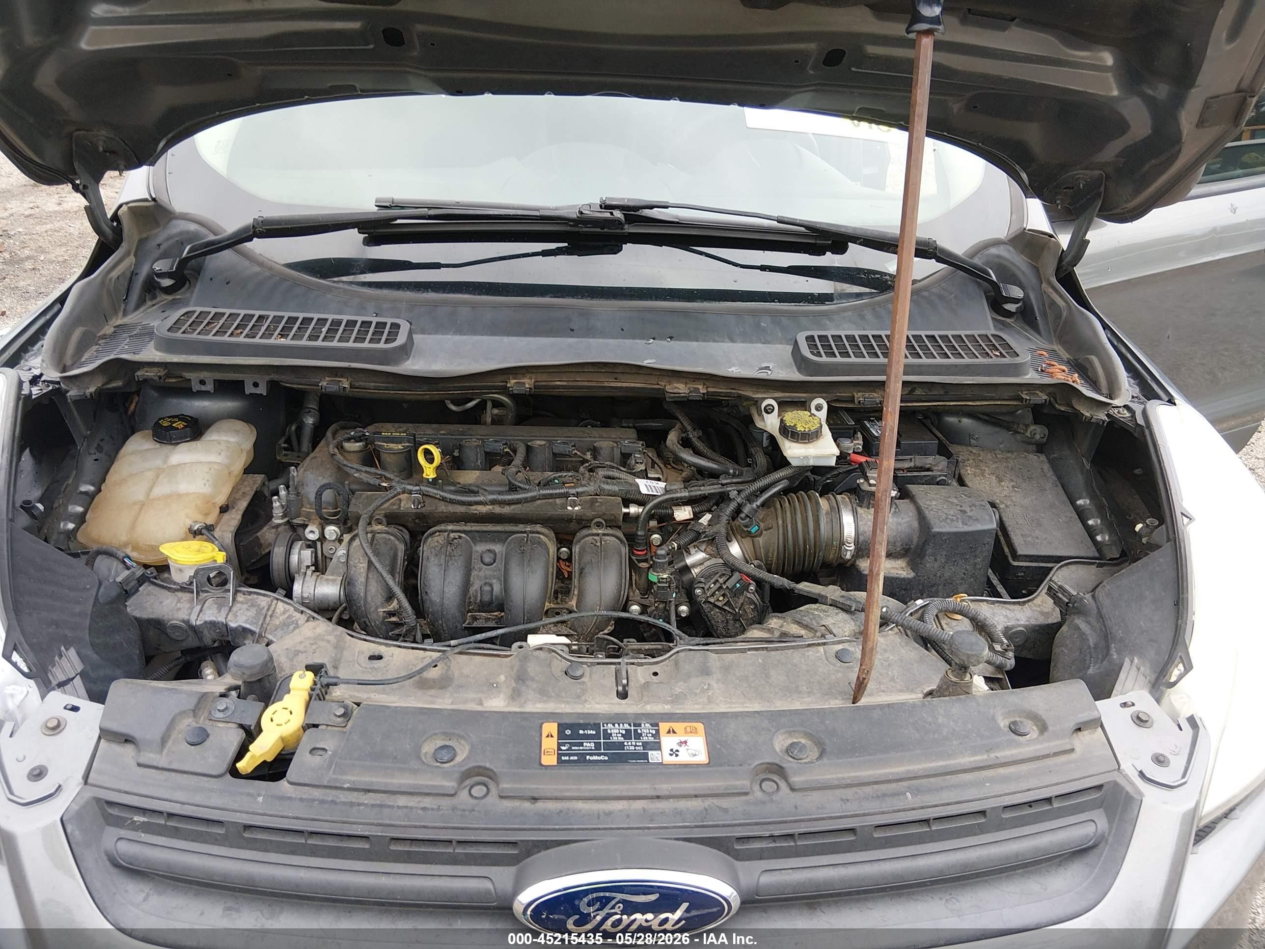 2014 Ford Escape S Gray vin: 1FMCU0F79EUC68420