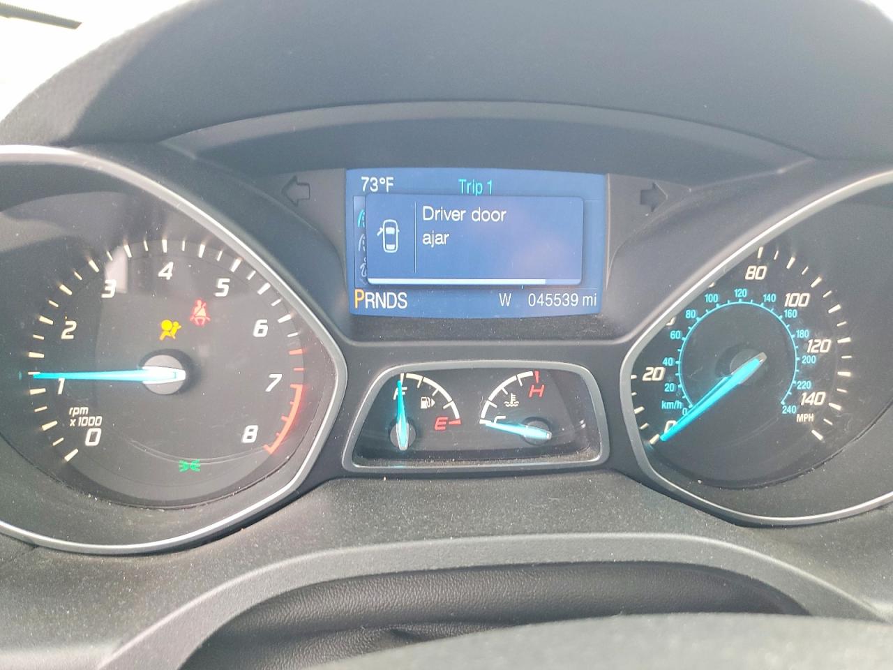 2014 Ford Escape S Белый vin: 1FMCU0F79EUC82656