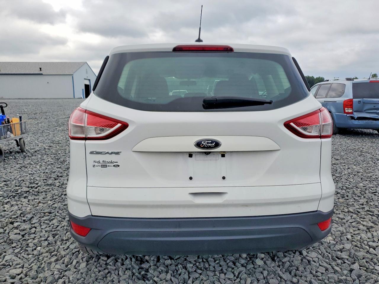 2014 Ford Escape S Белый vin: 1FMCU0F79EUC82656
