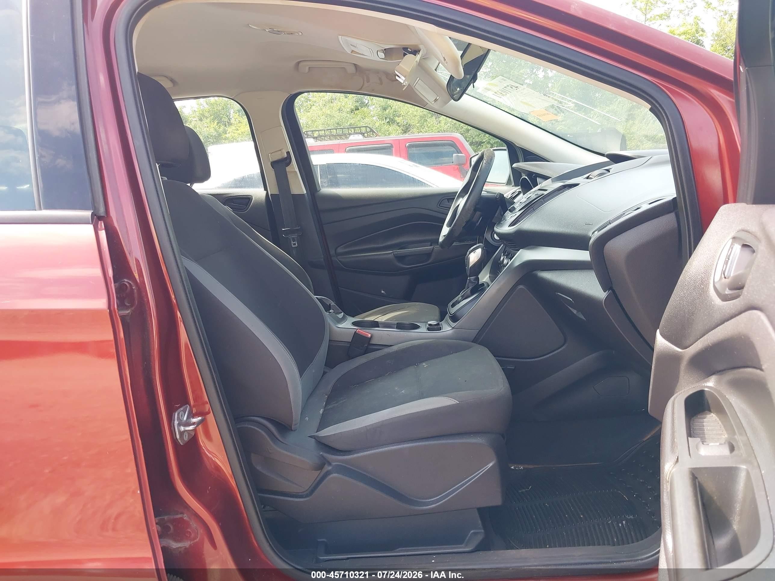 2014 Ford Escape S Orange vin: 1FMCU0F79EUE47668