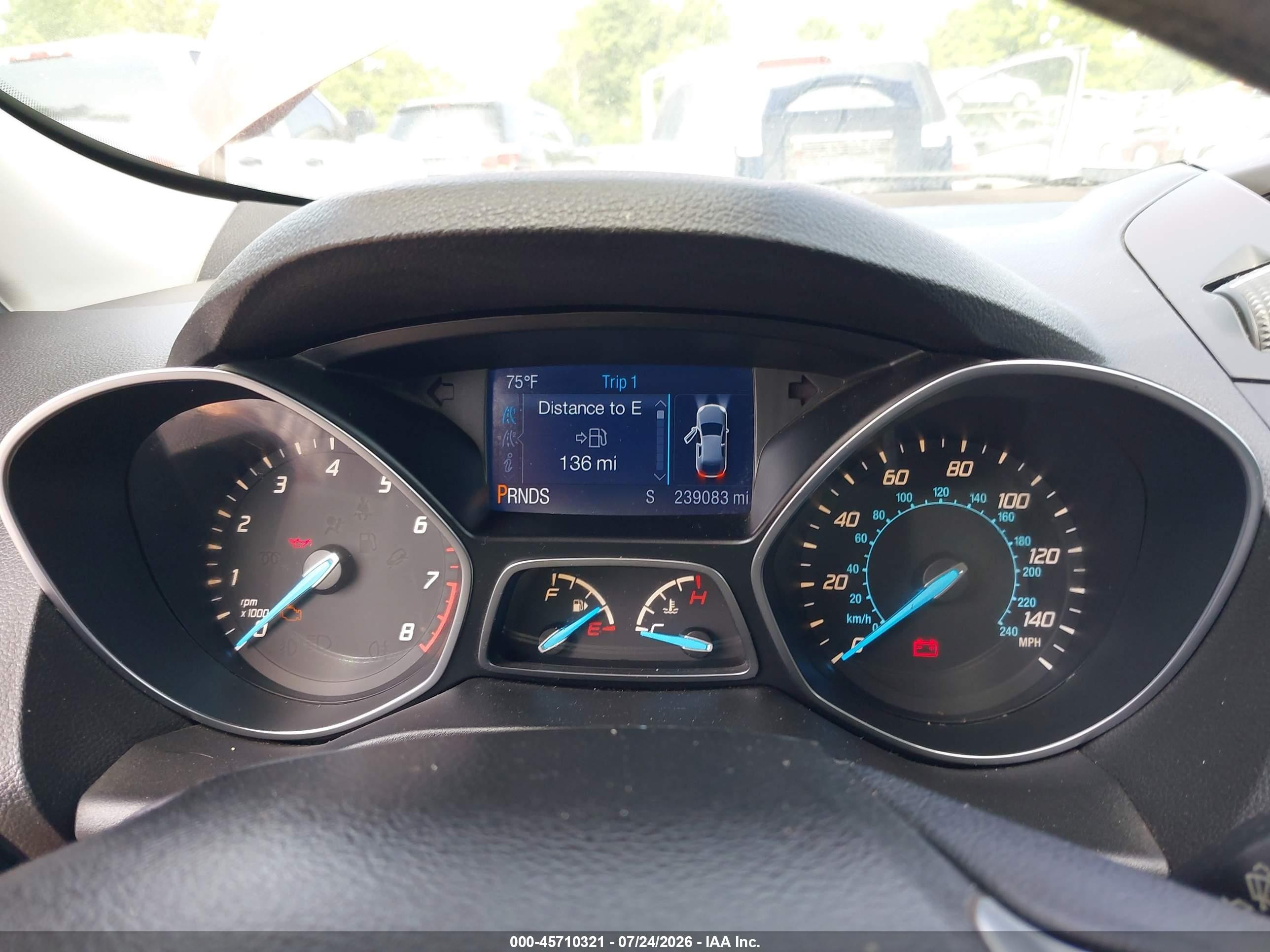 2014 Ford Escape S Orange vin: 1FMCU0F79EUE47668