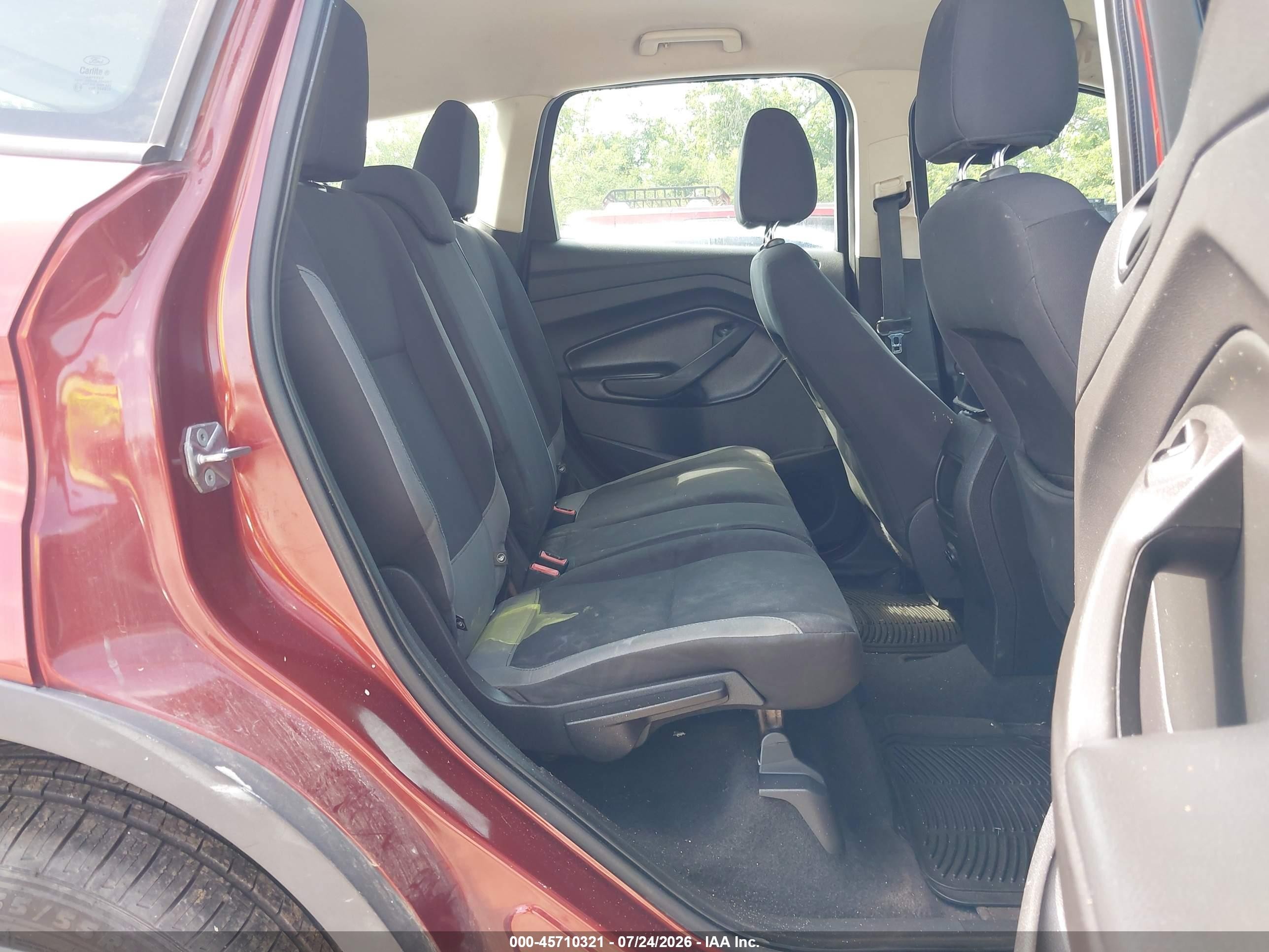 2014 Ford Escape S Orange vin: 1FMCU0F79EUE47668