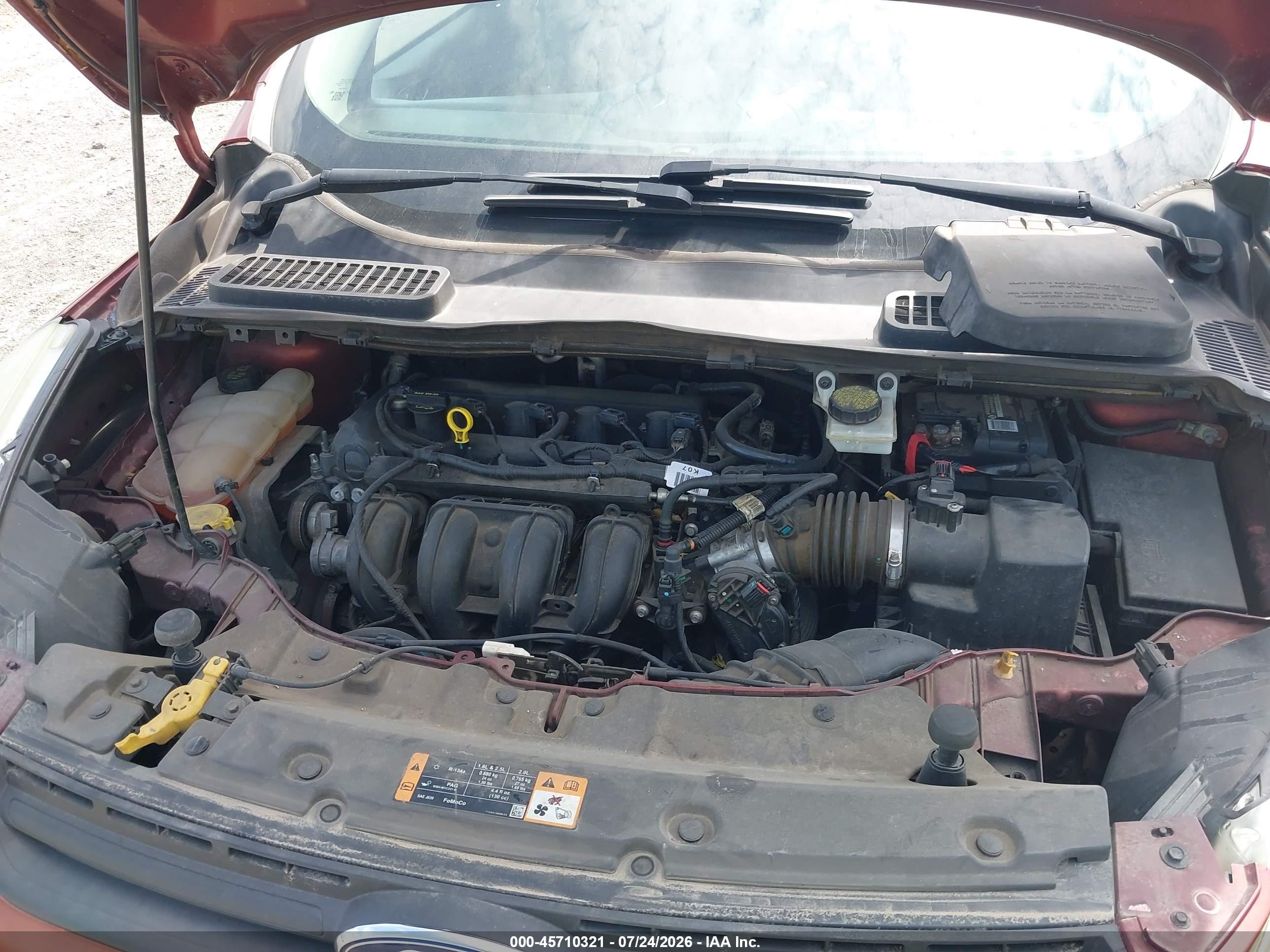 2014 Ford Escape S Orange vin: 1FMCU0F79EUE47668