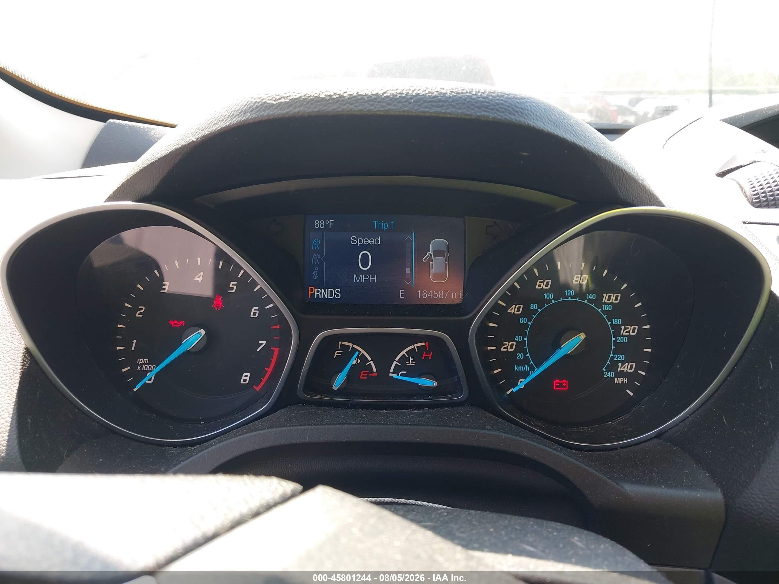 2015 Ford Escape S Gray vin: 1FMCU0F79FUA39334