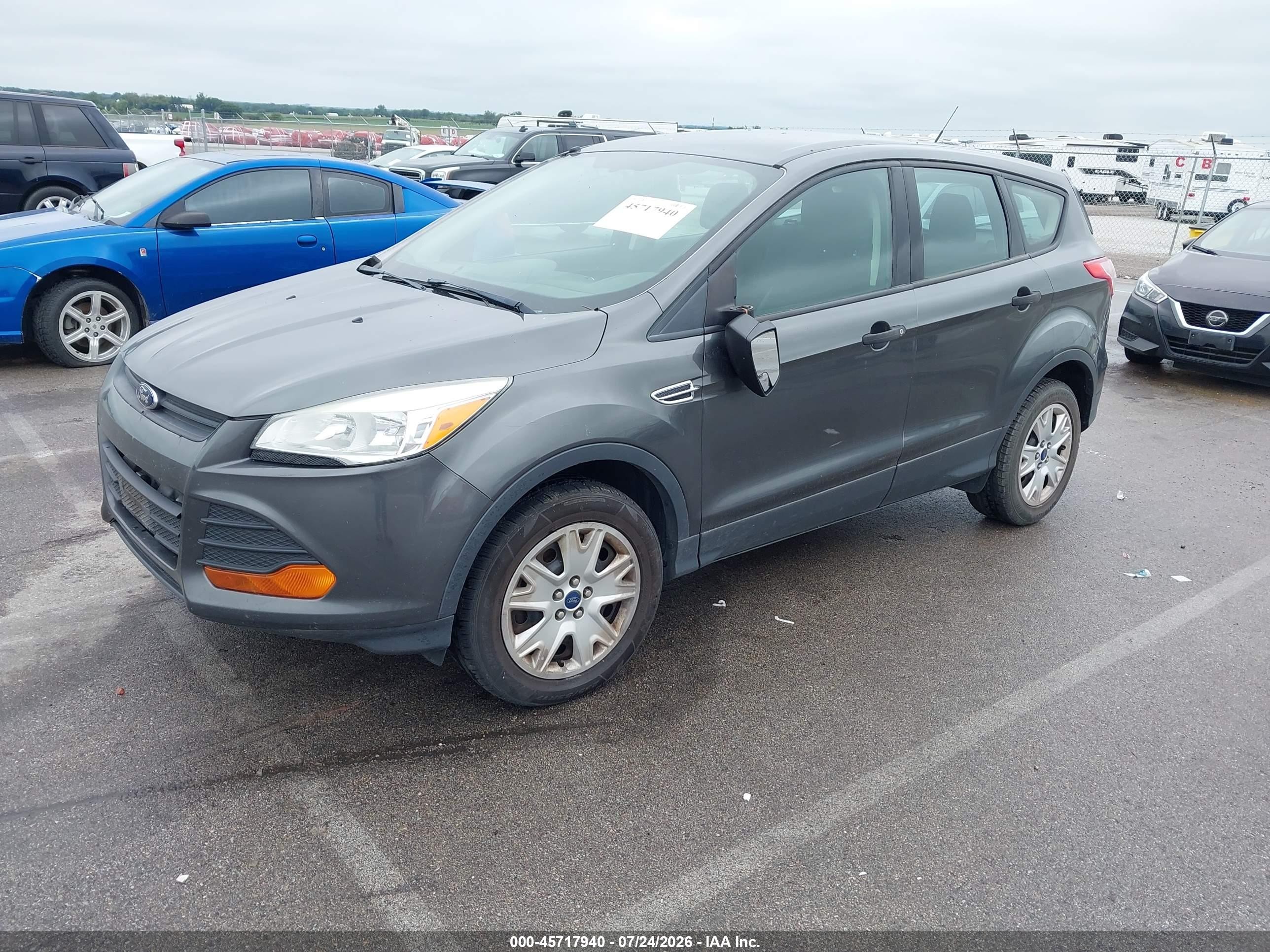 2015 Ford Escape S Gray vin: 1FMCU0F79FUB06093
