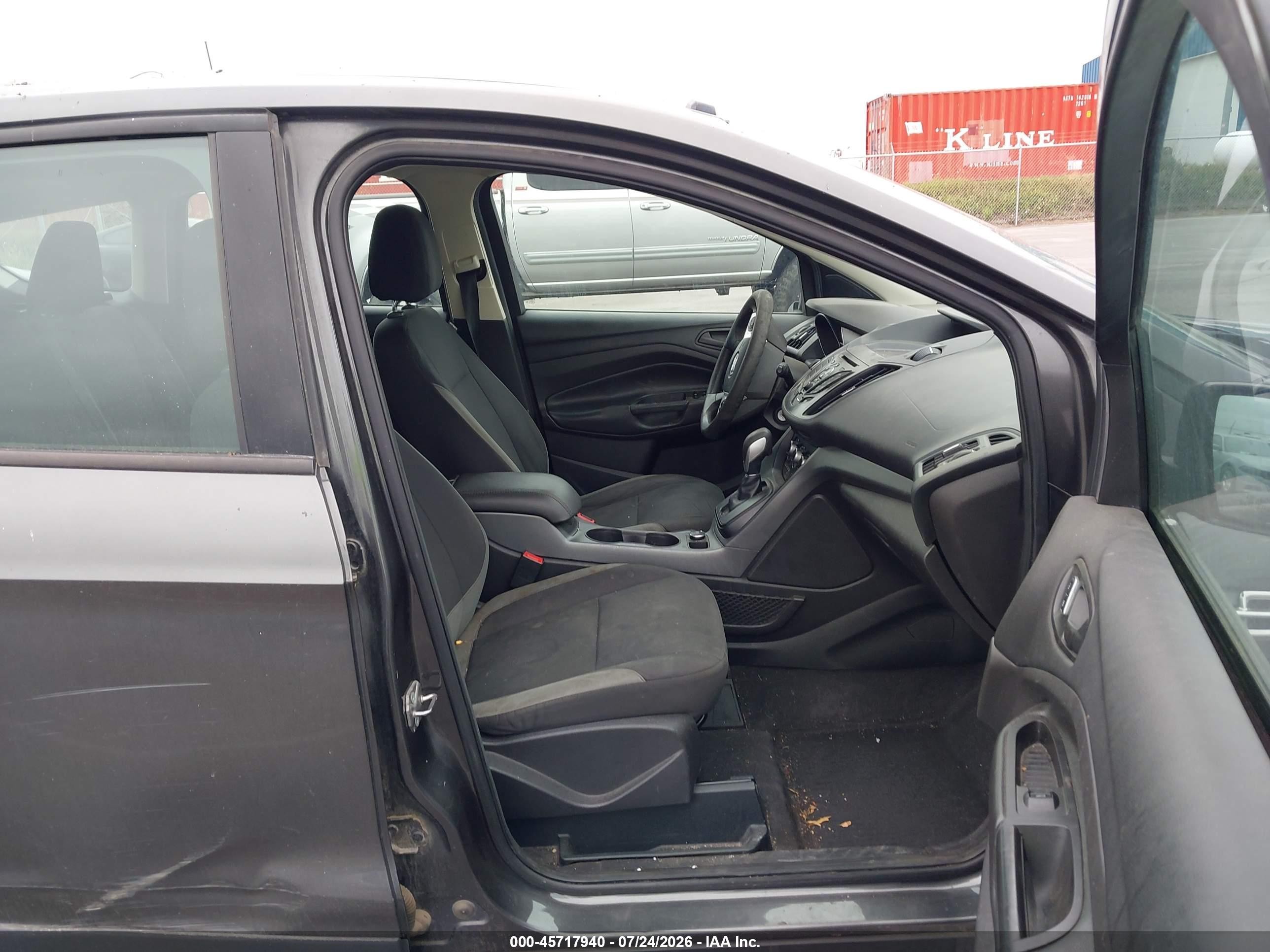 2015 Ford Escape S Gray vin: 1FMCU0F79FUB06093