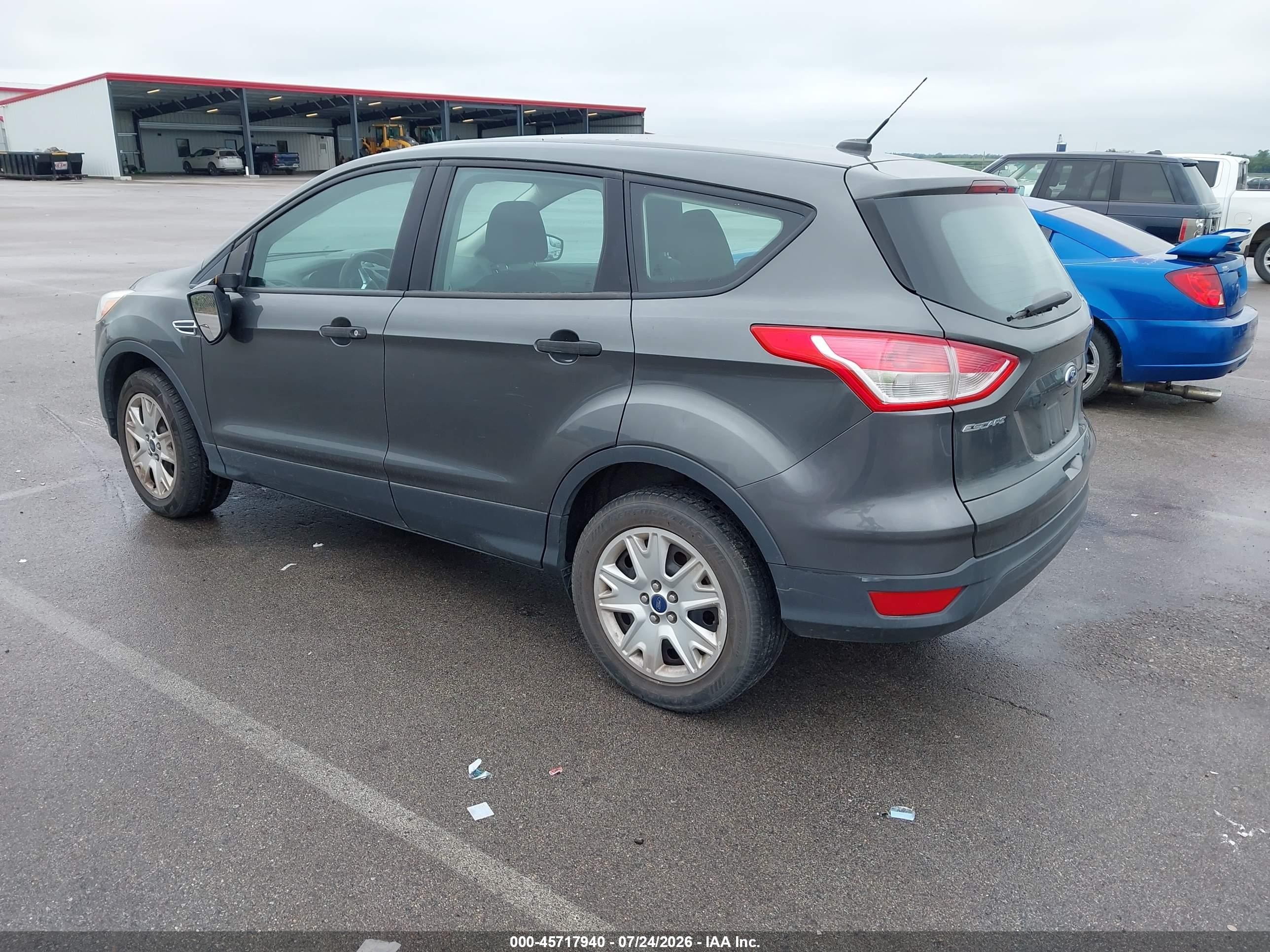 2015 Ford Escape S Gray vin: 1FMCU0F79FUB06093