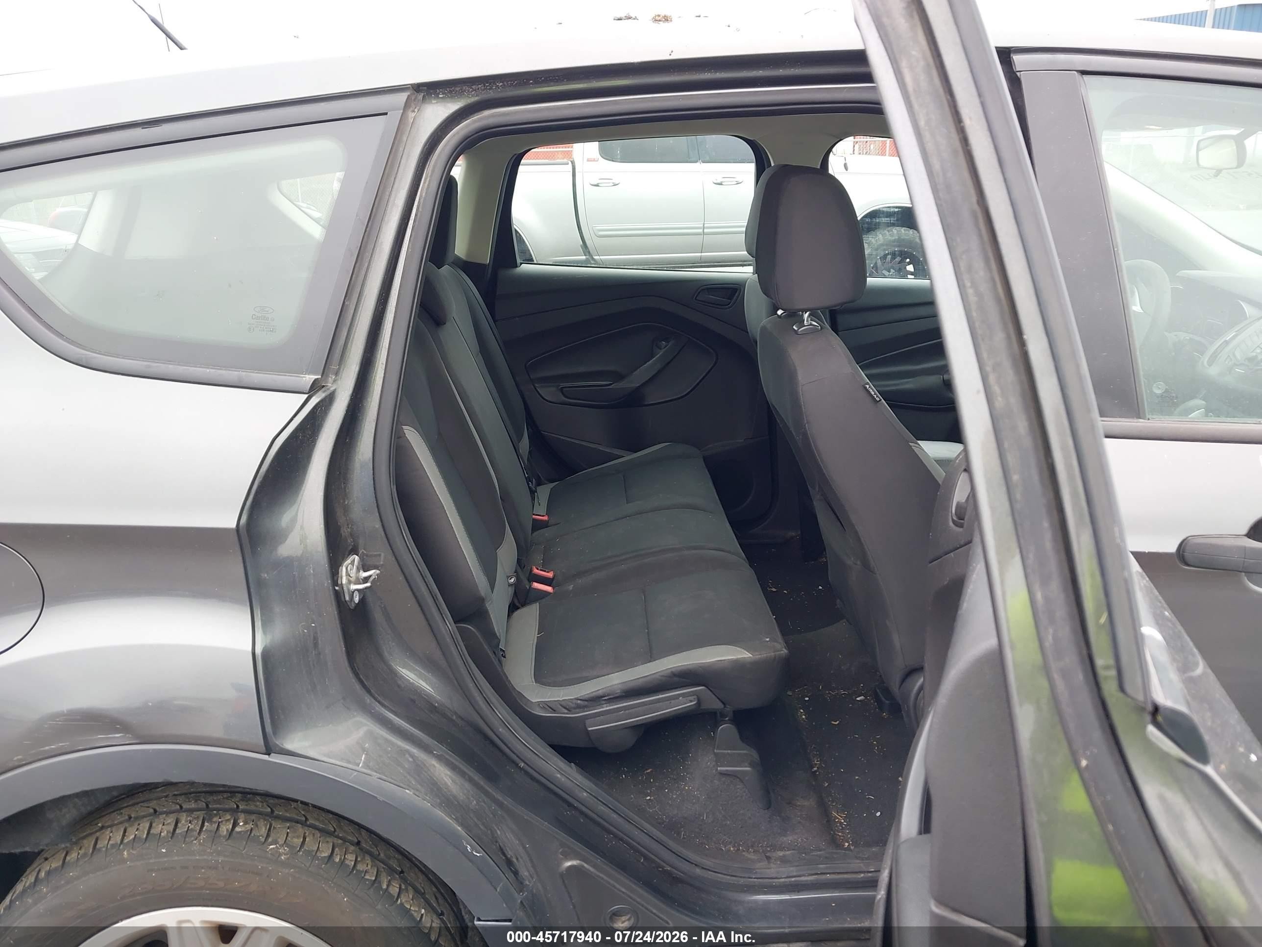 2015 Ford Escape S Gray vin: 1FMCU0F79FUB06093