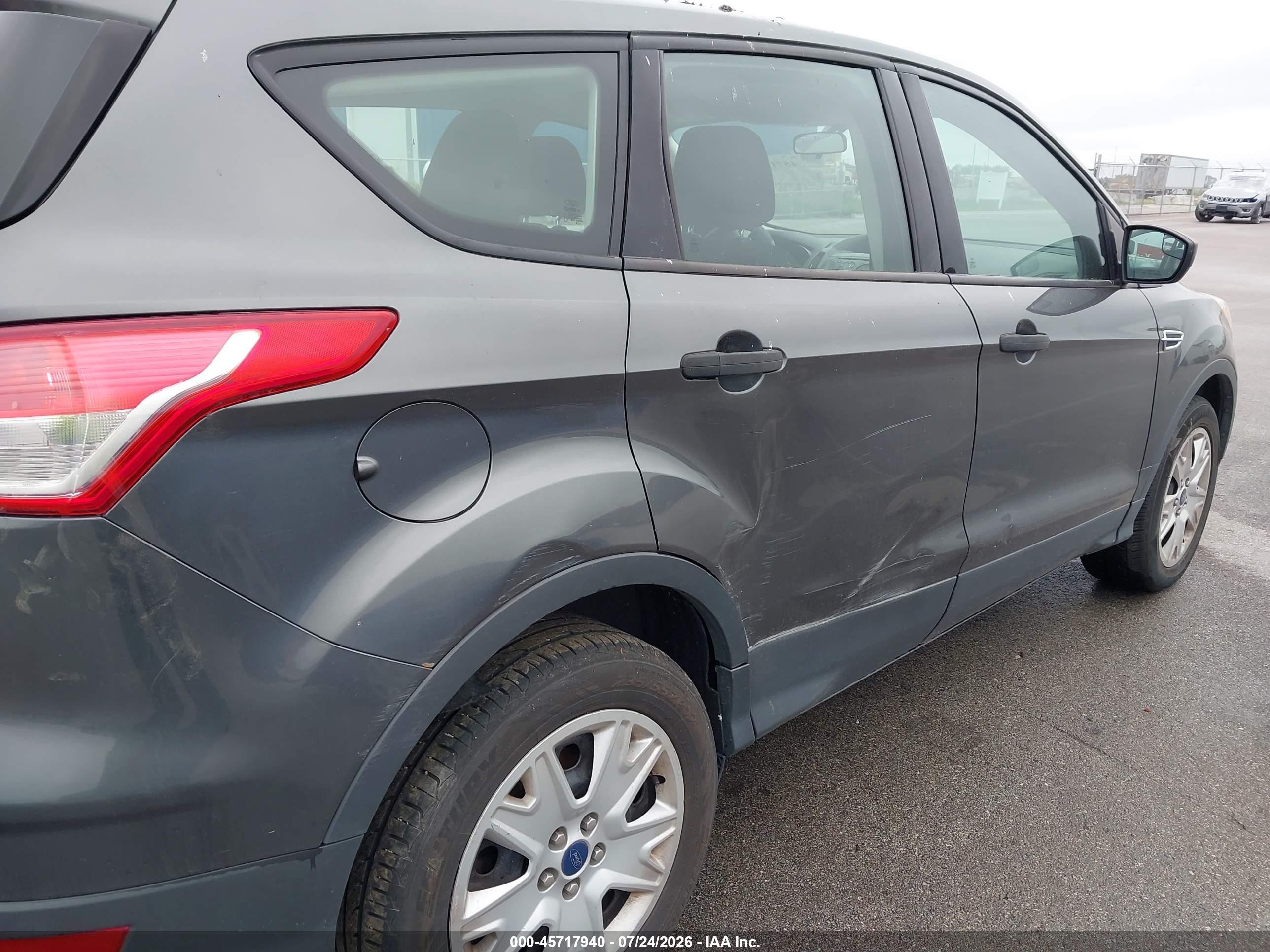 2015 Ford Escape S Gray vin: 1FMCU0F79FUB06093