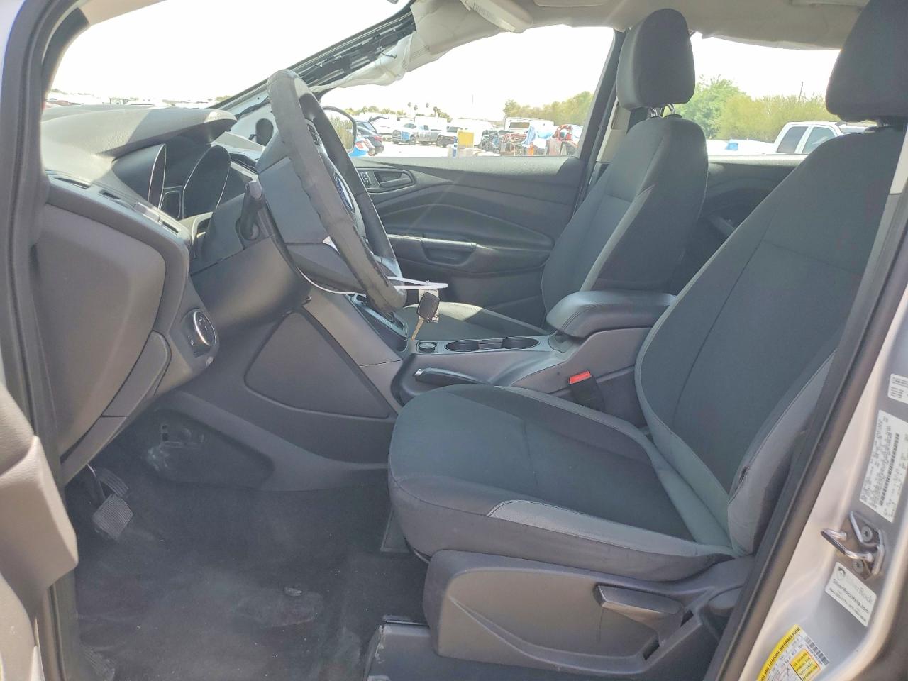2015 Ford Escape S Silver vin: 1FMCU0F79FUC12821