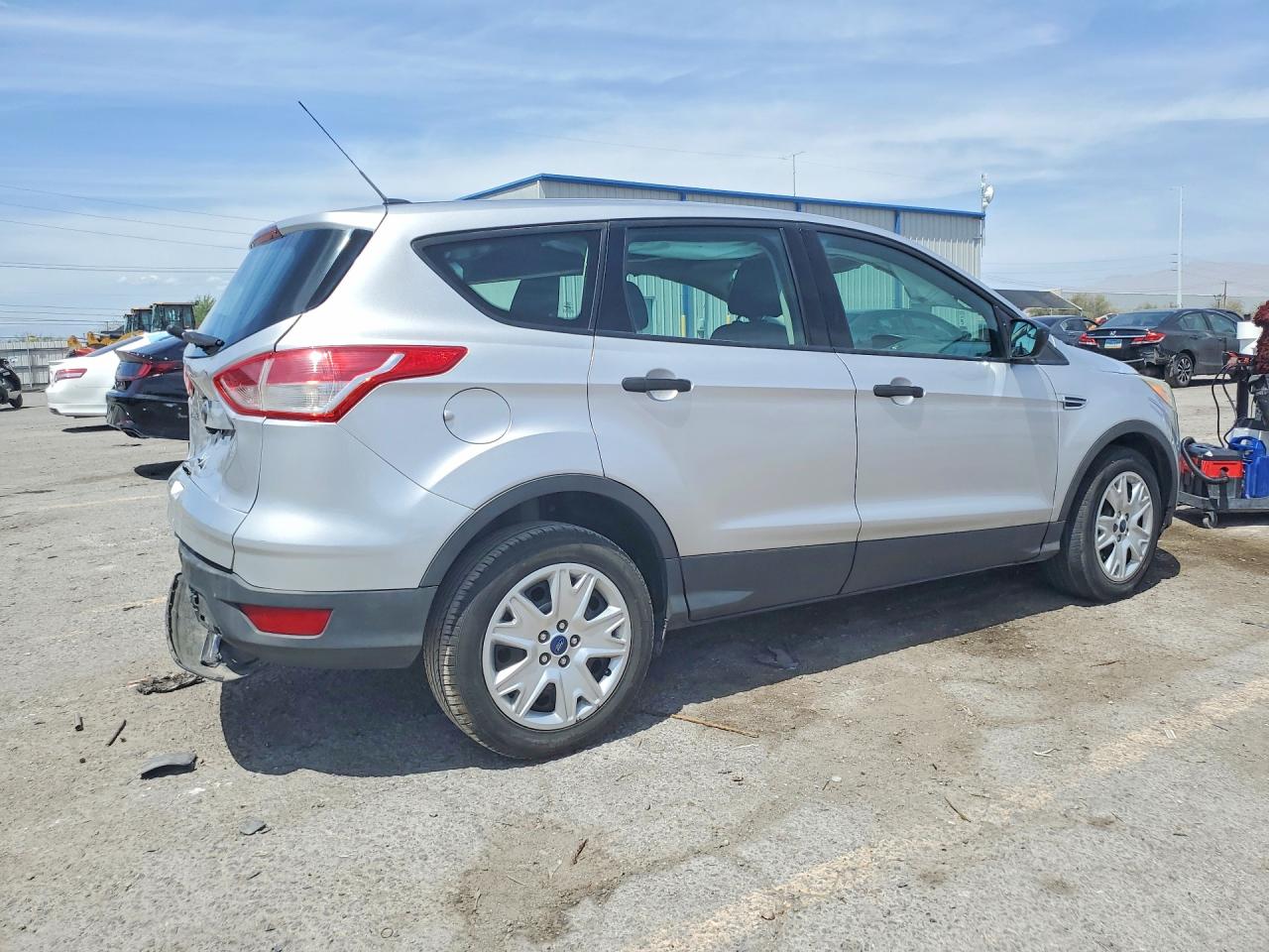 2015 Ford Escape S Silver vin: 1FMCU0F79FUC12821
