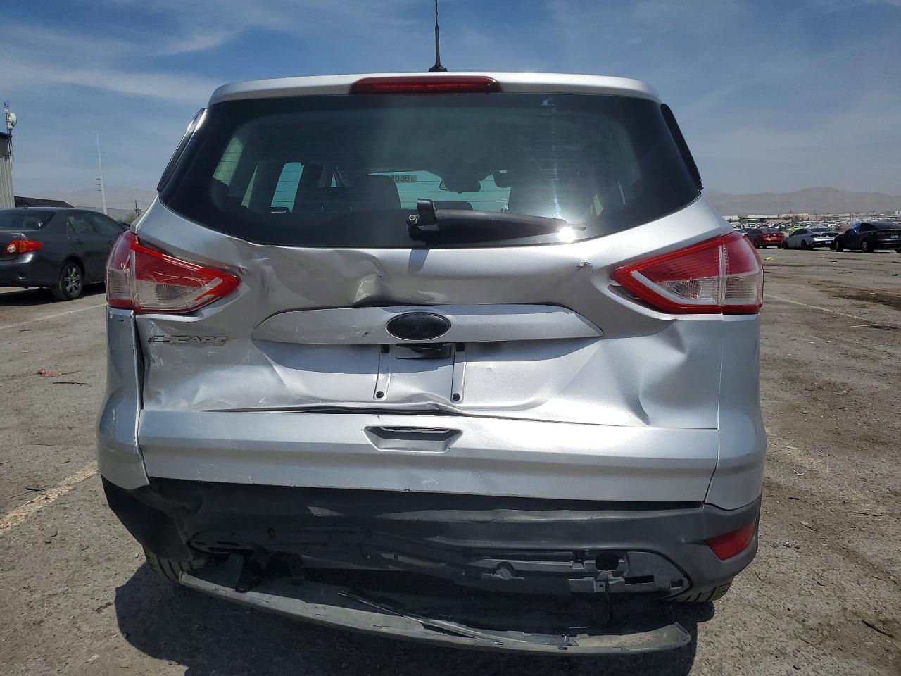 2015 Ford Escape S Silver vin: 1FMCU0F79FUC12821