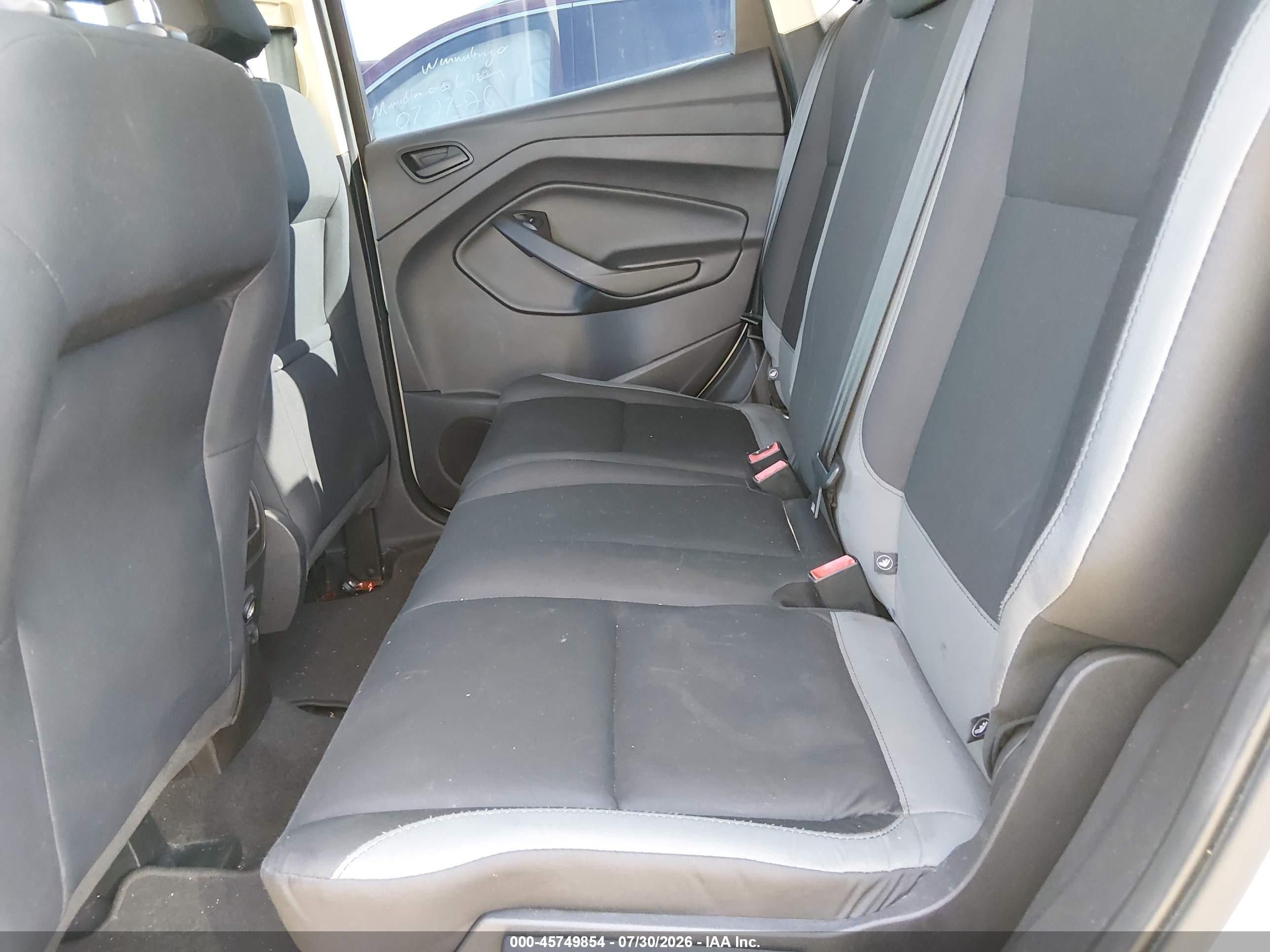 2016 Ford Escape S White vin: 1FMCU0F79GUB32257