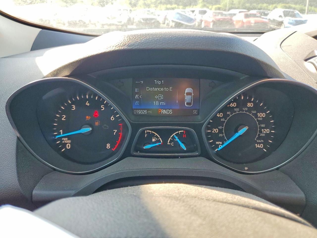 2018 Ford Escape S Blue vin: 1FMCU0F79JUC01861