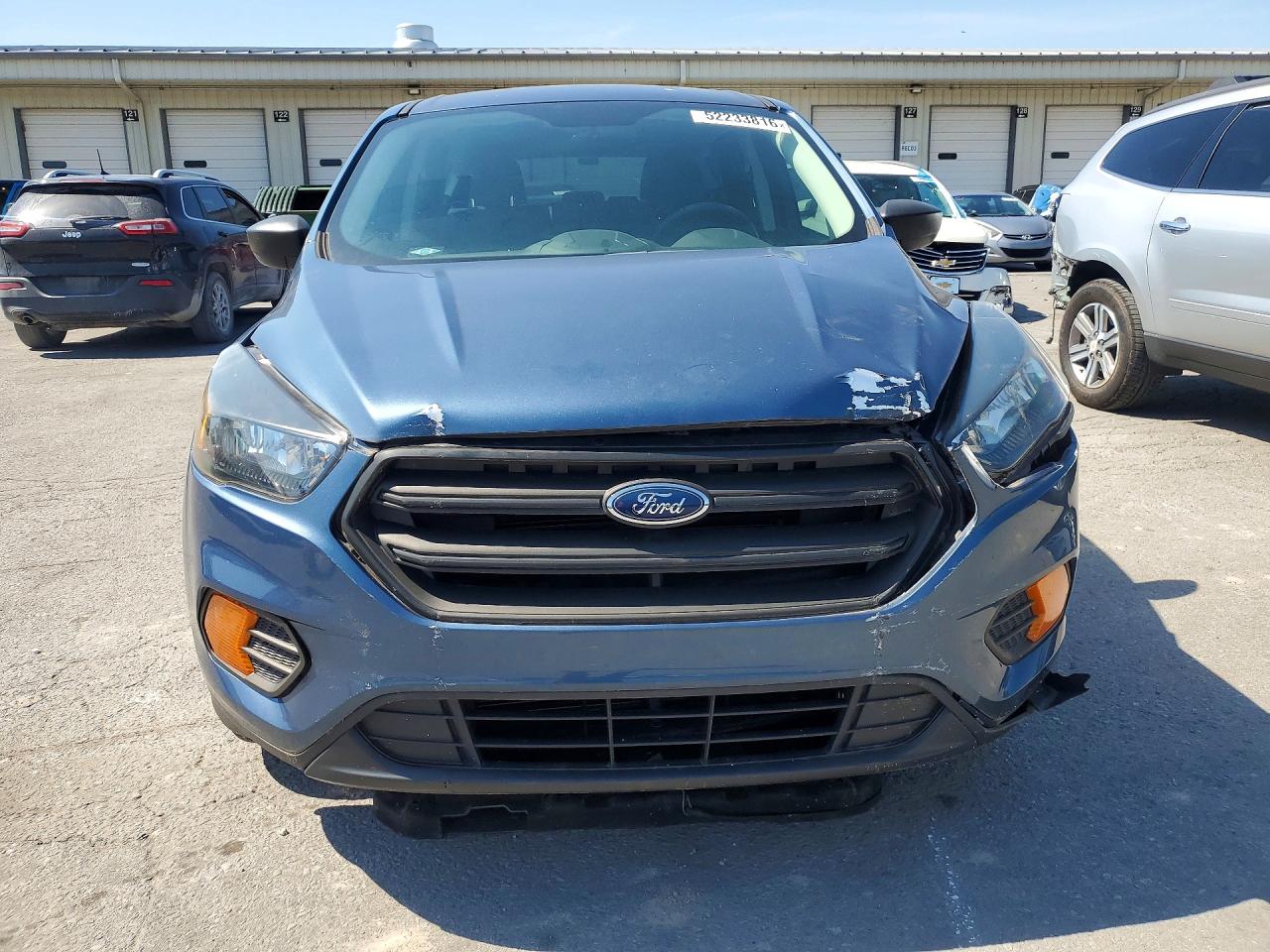 2018 Ford Escape S Blue vin: 1FMCU0F79JUC01861