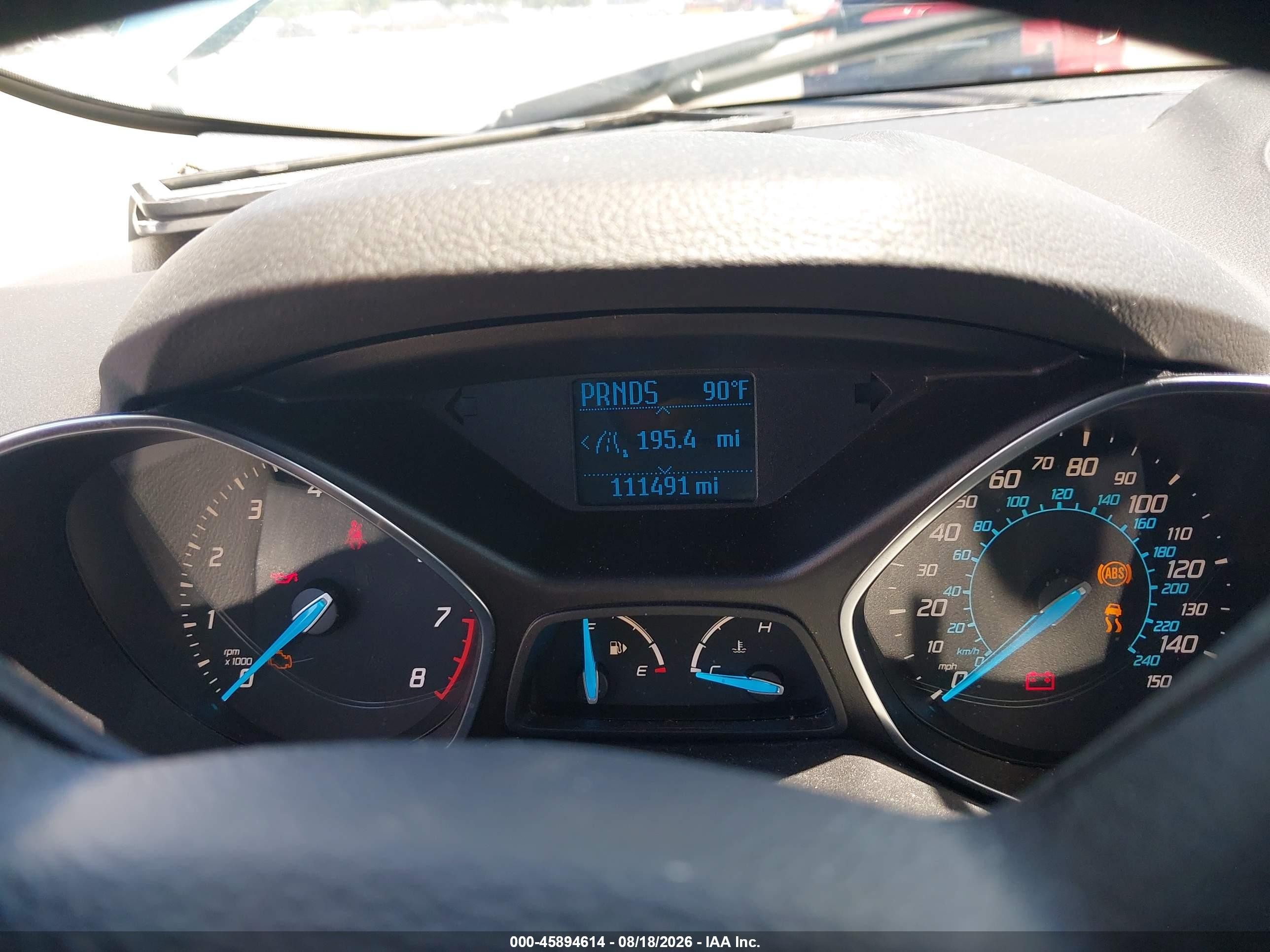 2013 Ford Escape S Blue vin: 1FMCU0F7XDUA52381