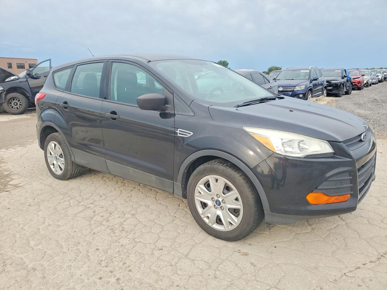 2013 Ford Escape S Black vin: 1FMCU0F7XDUB31243