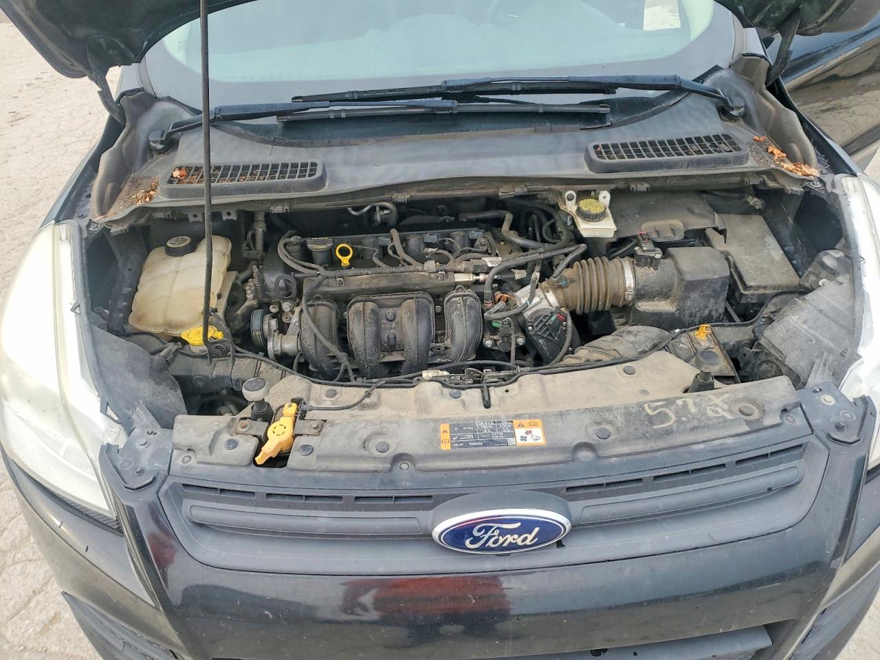 2013 Ford Escape S Black vin: 1FMCU0F7XDUB31243