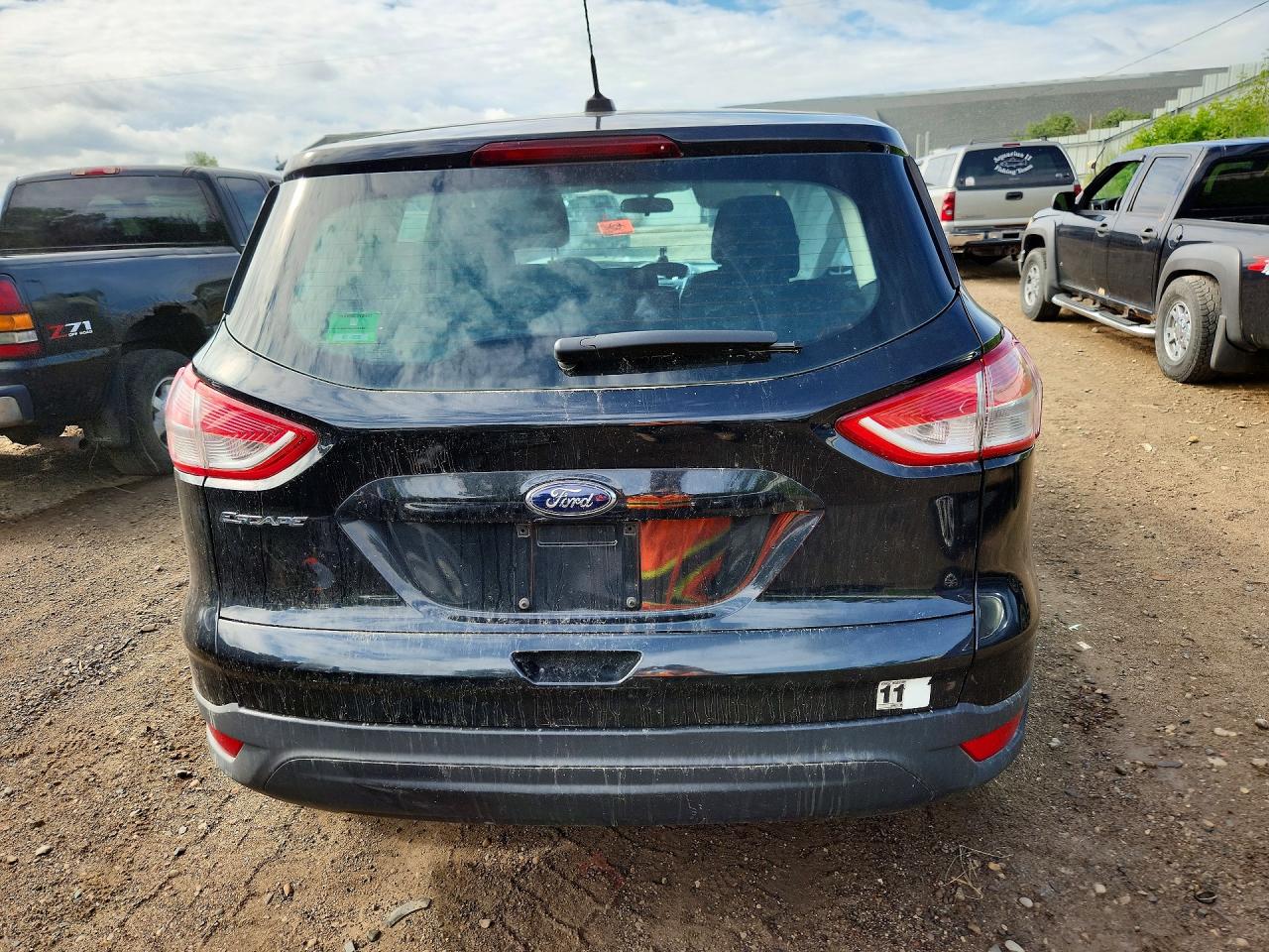 2013 Ford Escape S Black vin: 1FMCU0F7XDUB46924