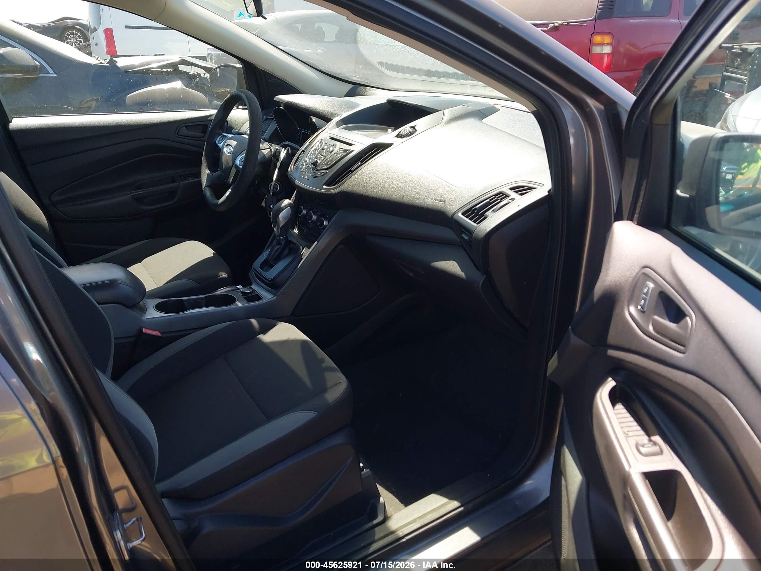 2013 Ford Escape S Gray vin: 1FMCU0F7XDUB55588