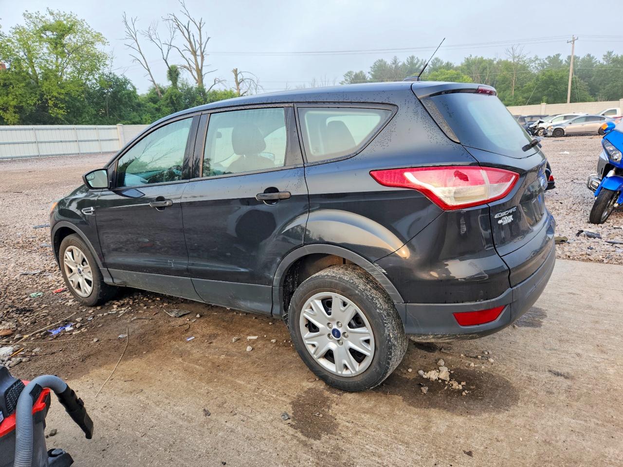 2013 Ford Escape S Black vin: 1FMCU0F7XDUC32587