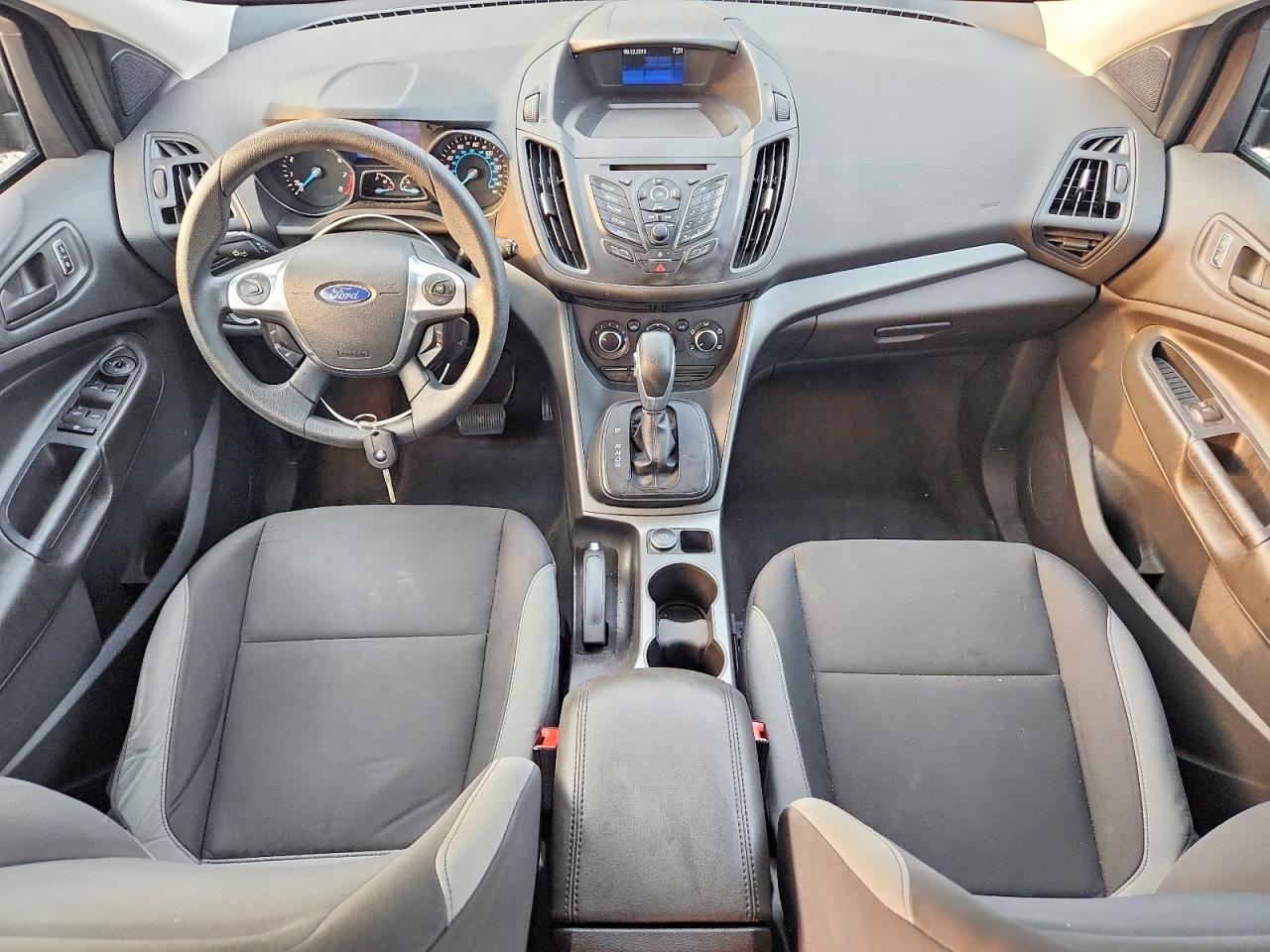 2013 Ford Escape S Black vin: 1FMCU0F7XDUC32587