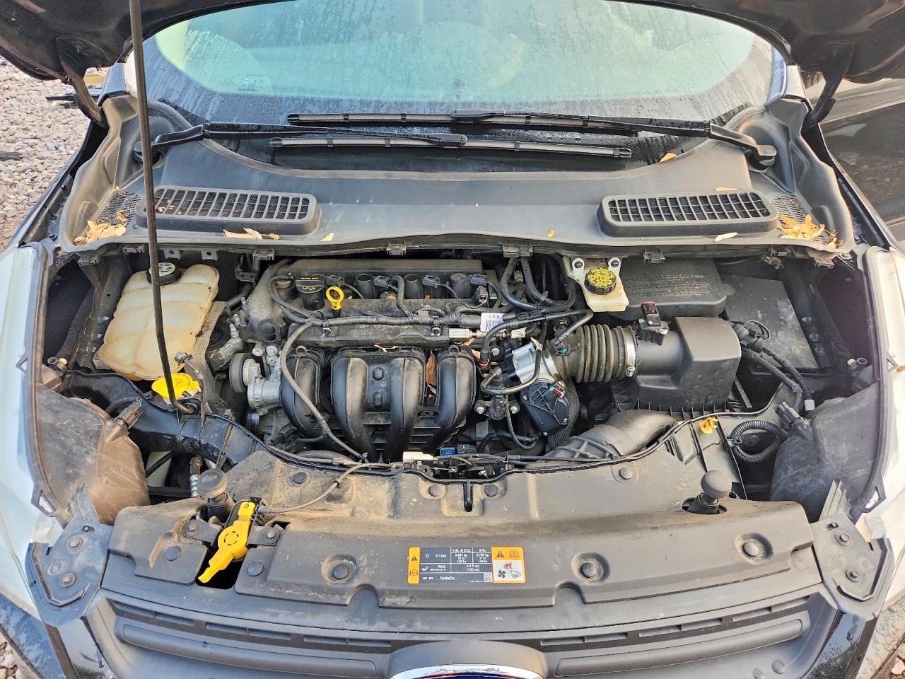 2013 Ford Escape S Black vin: 1FMCU0F7XDUC32587