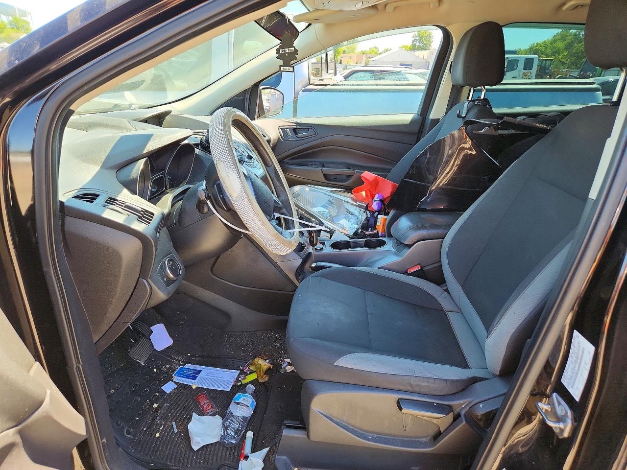 2013 Ford Escape S Black vin: 1FMCU0F7XDUC58378