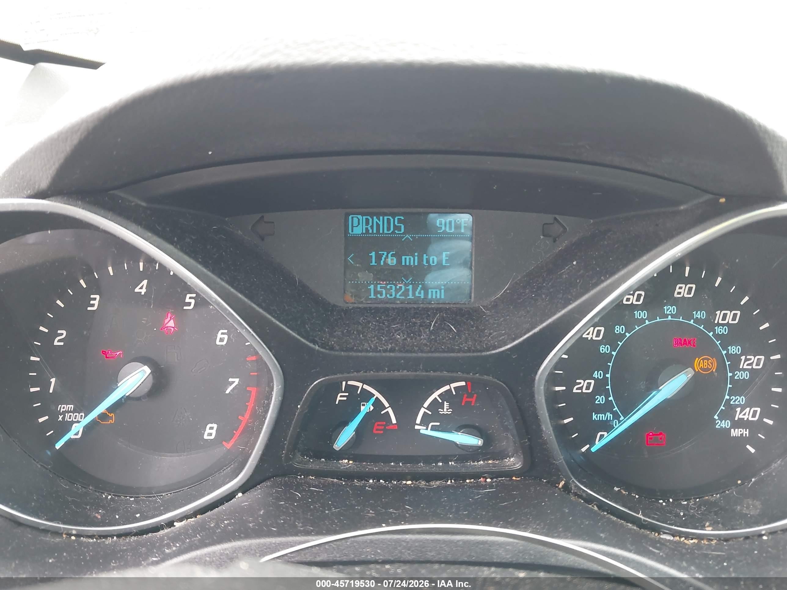 2013 Ford Escape S White vin: 1FMCU0F7XDUD11354