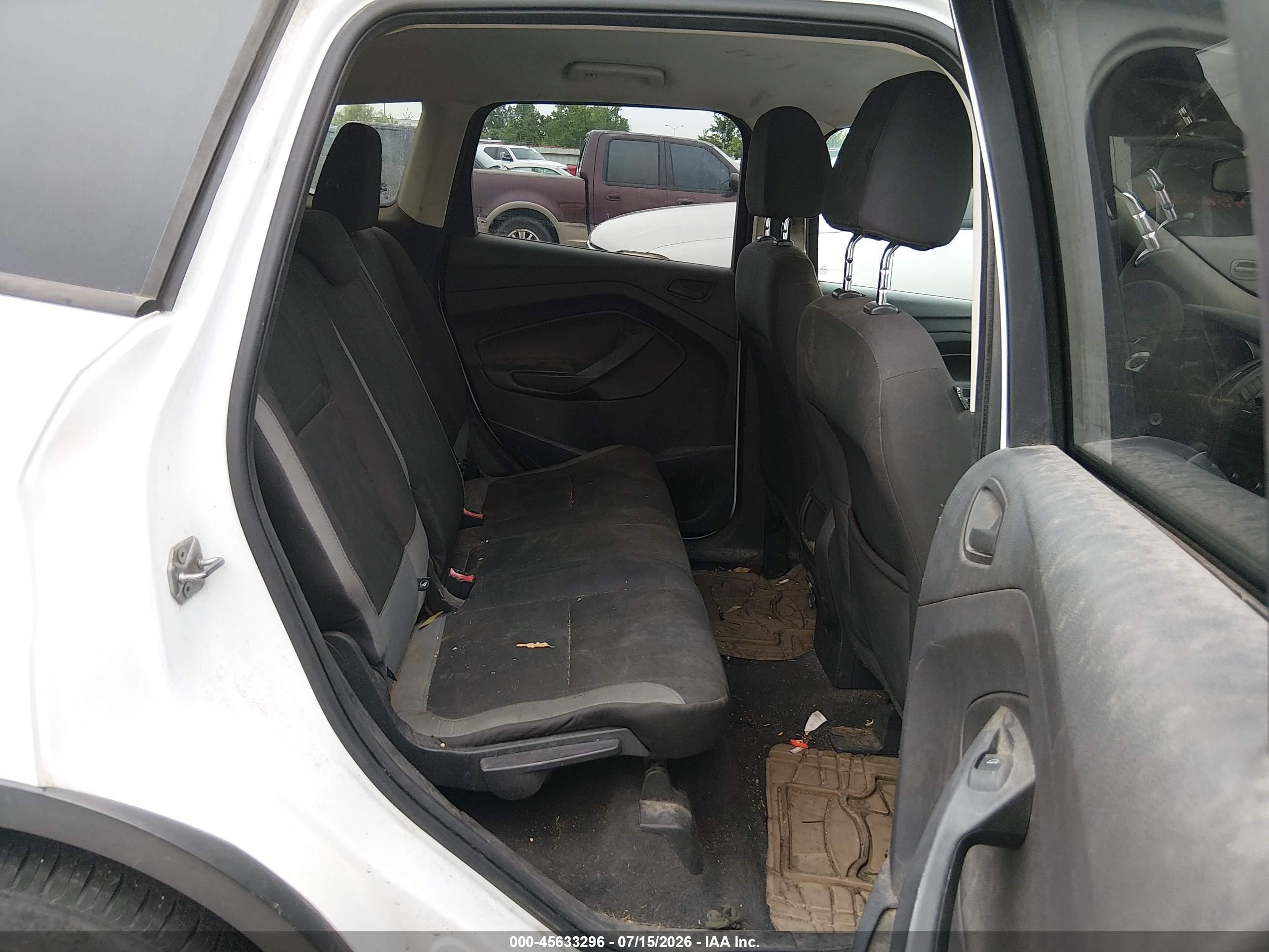 2013 Ford Escape S Белый vin: 1FMCU0F7XDUD94400