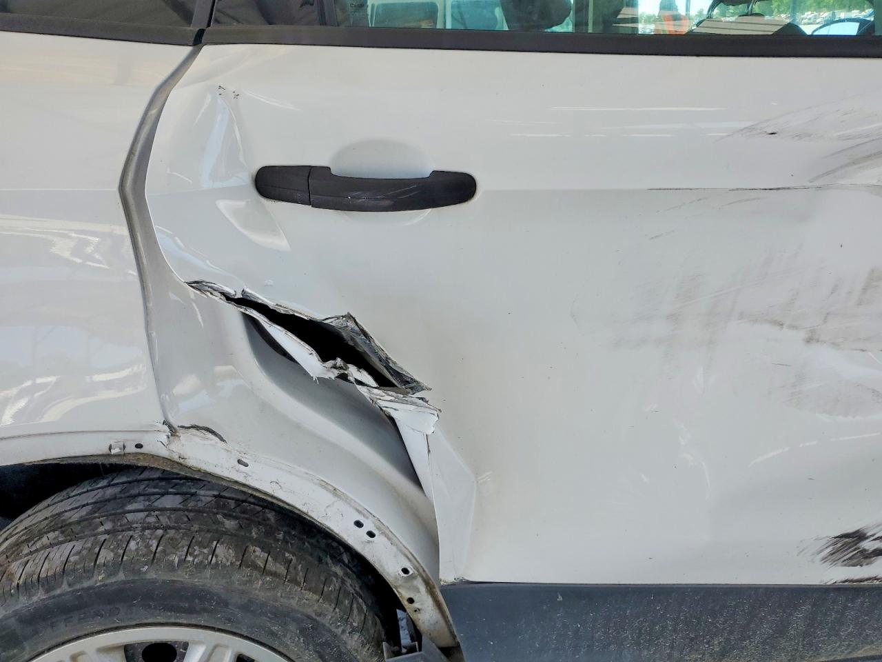 2014 Ford Escape S White vin: 1FMCU0F7XEUA06809
