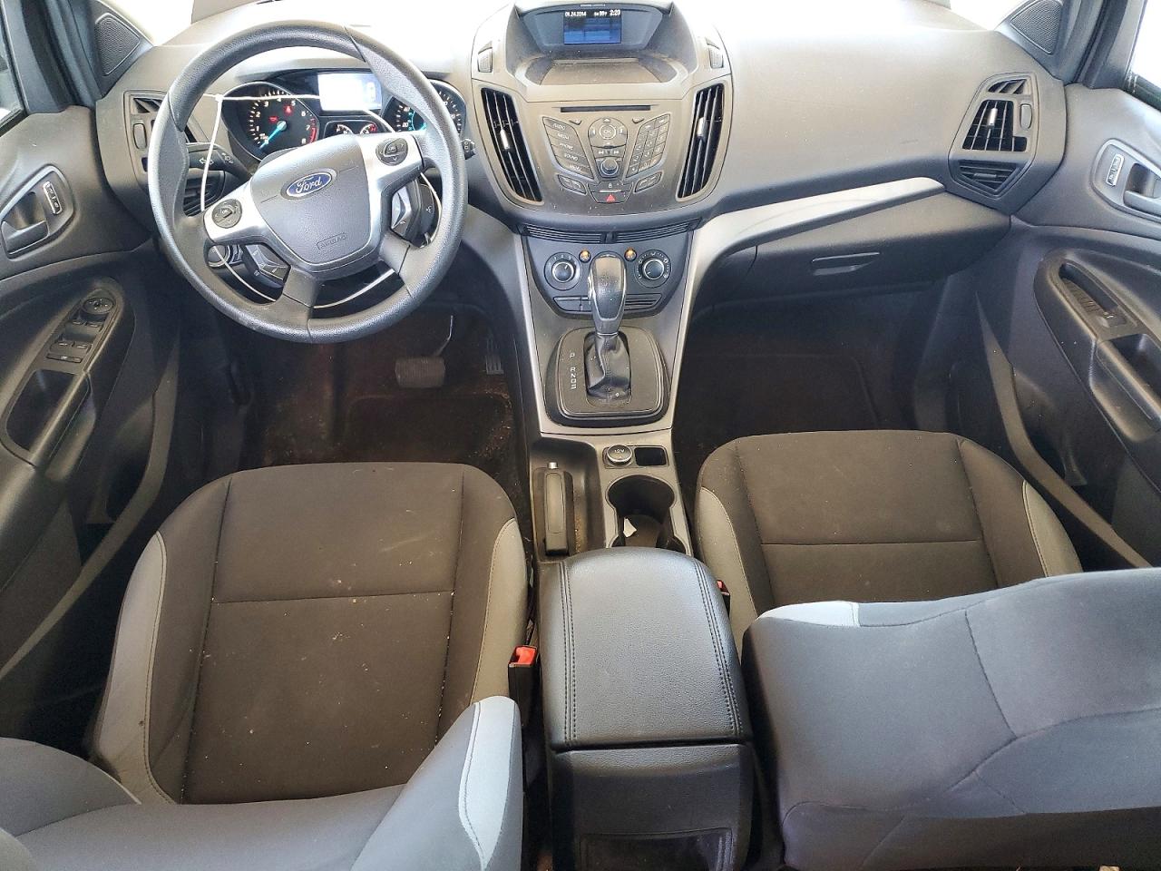 2014 Ford Escape S White vin: 1FMCU0F7XEUA06809
