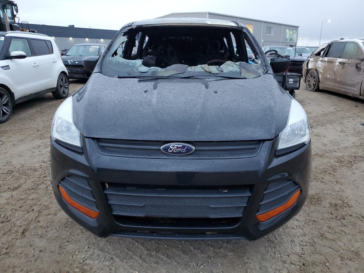 2014 Ford Escape S Black vin: 1FMCU0F7XEUA41401