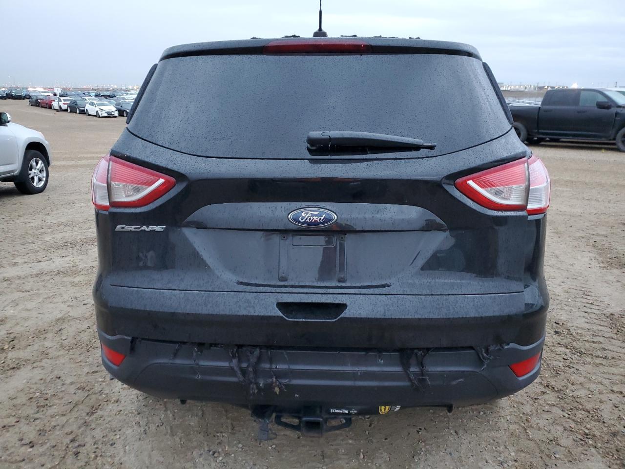 2014 Ford Escape S Black vin: 1FMCU0F7XEUA41401