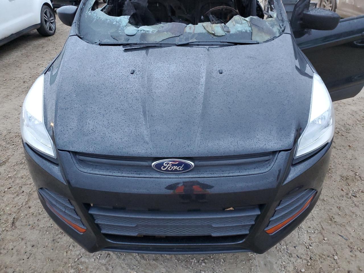 2014 Ford Escape S Black vin: 1FMCU0F7XEUA41401