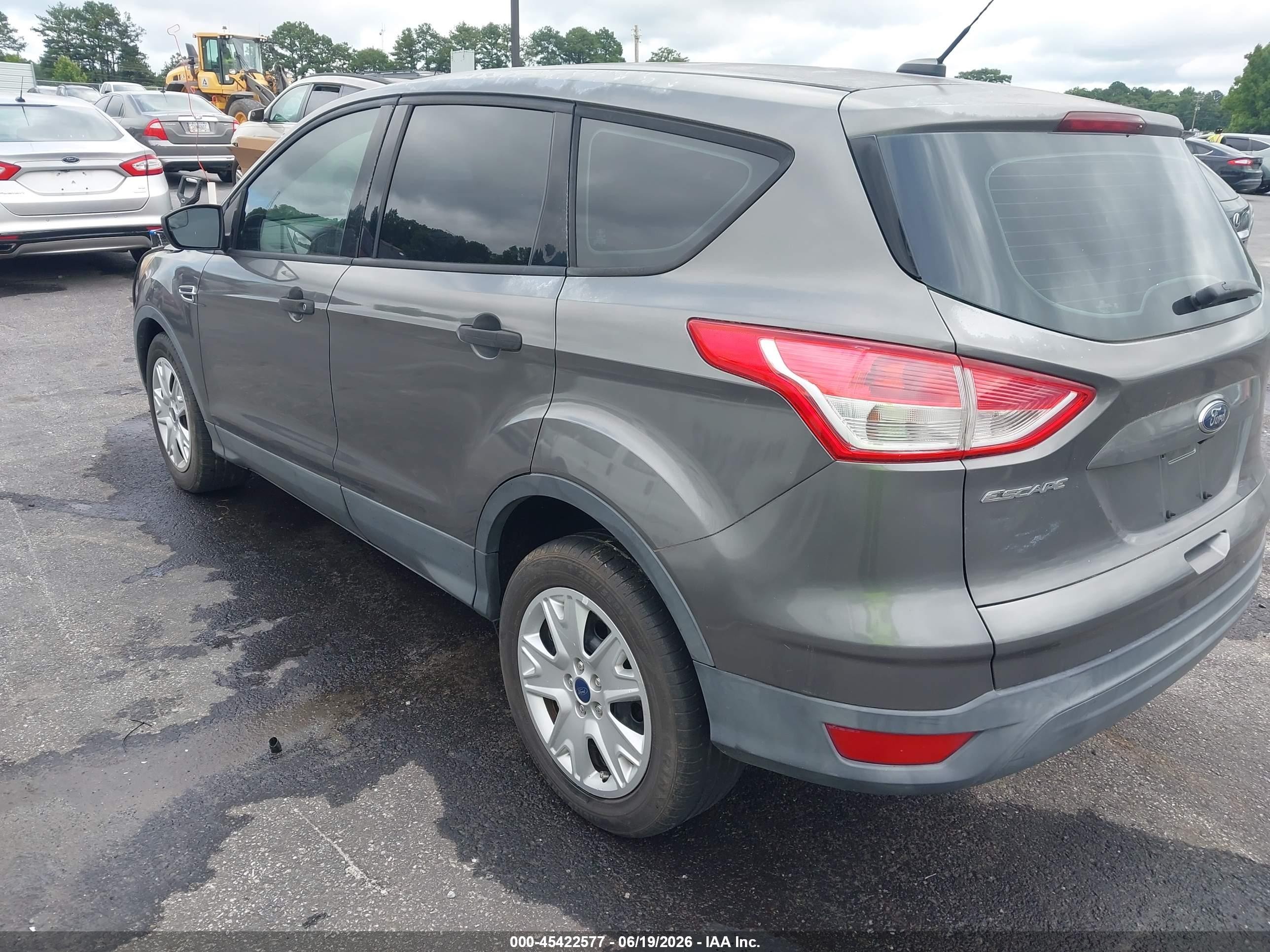 2014 Ford Escape S Gray vin: 1FMCU0F7XEUA66475