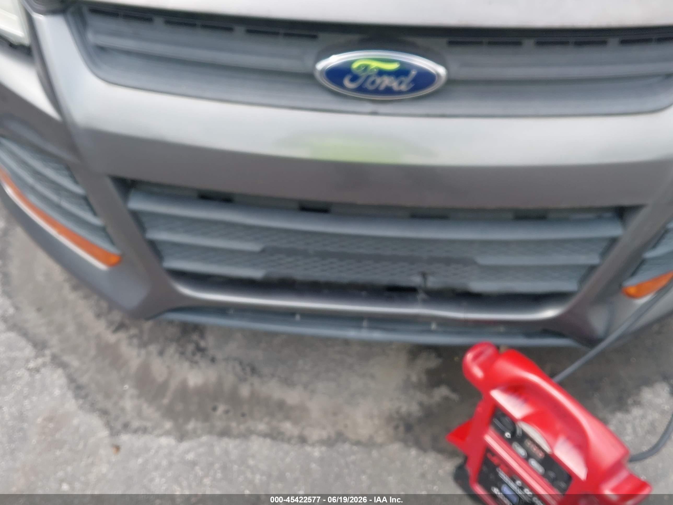 2014 Ford Escape S Gray vin: 1FMCU0F7XEUA66475
