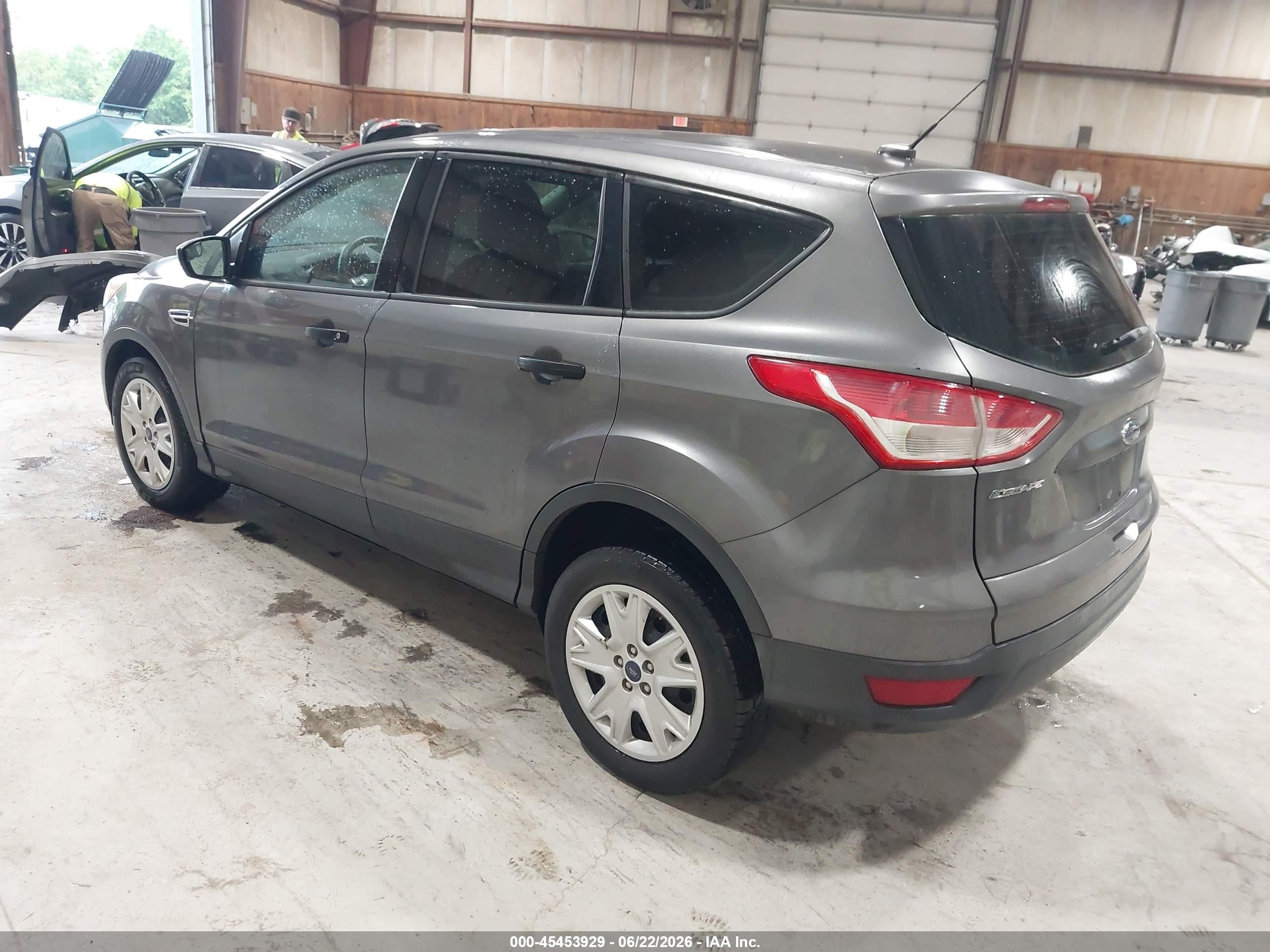 2014 Ford Escape S Gray vin: 1FMCU0F7XEUB36718