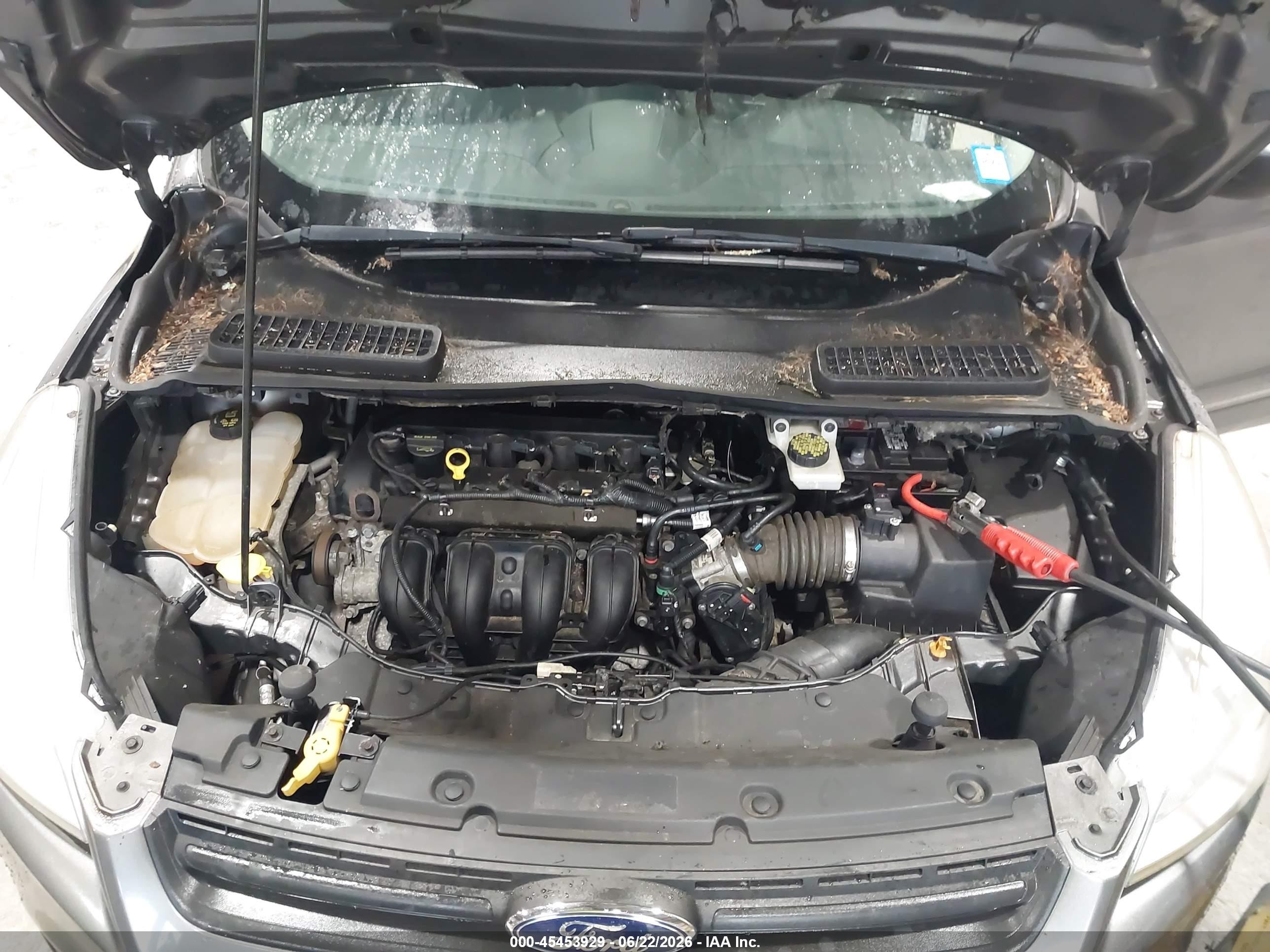 2014 Ford Escape S Gray vin: 1FMCU0F7XEUB36718