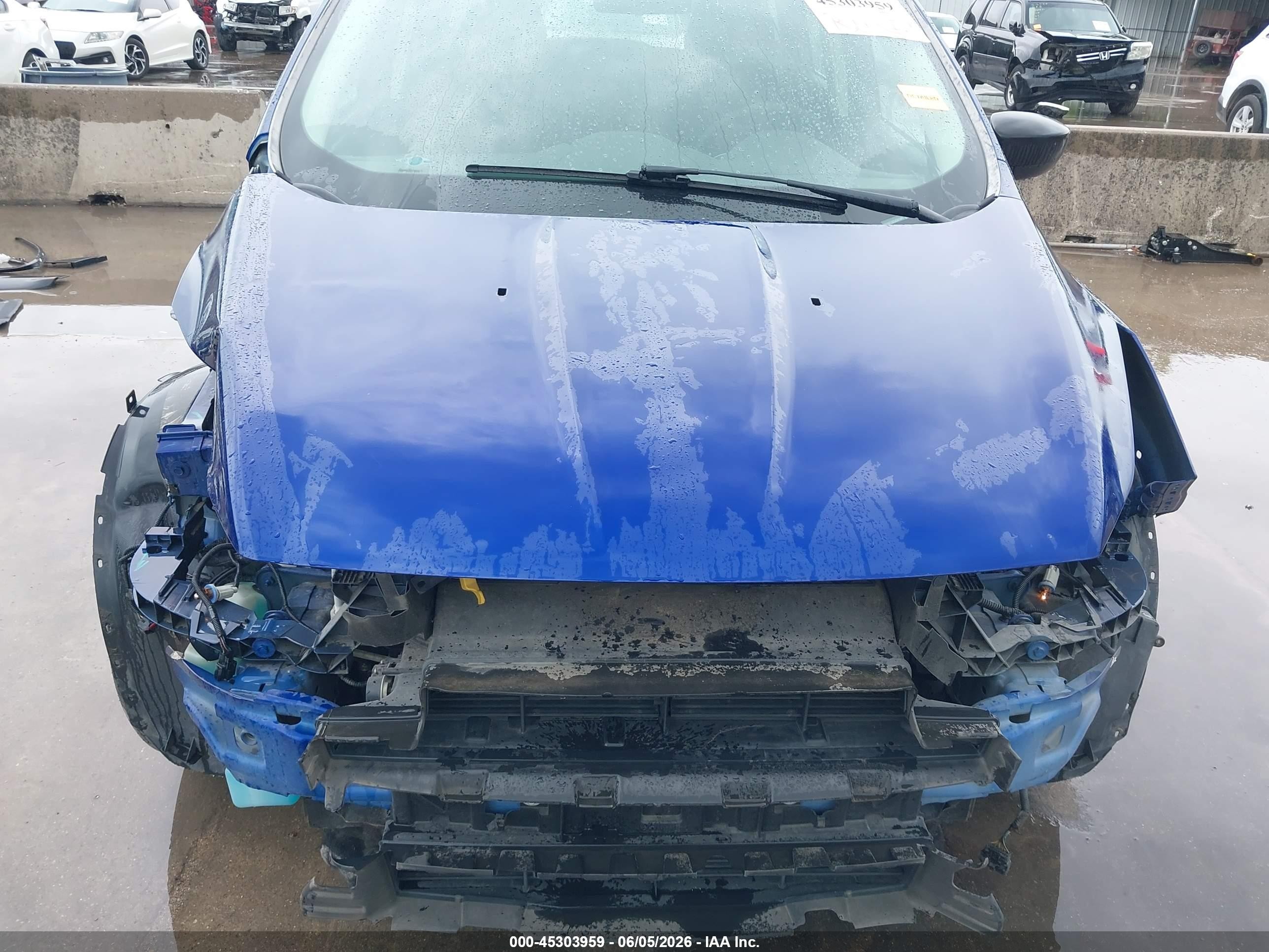 2014 Ford Escape S Blue vin: 1FMCU0F7XEUC81547